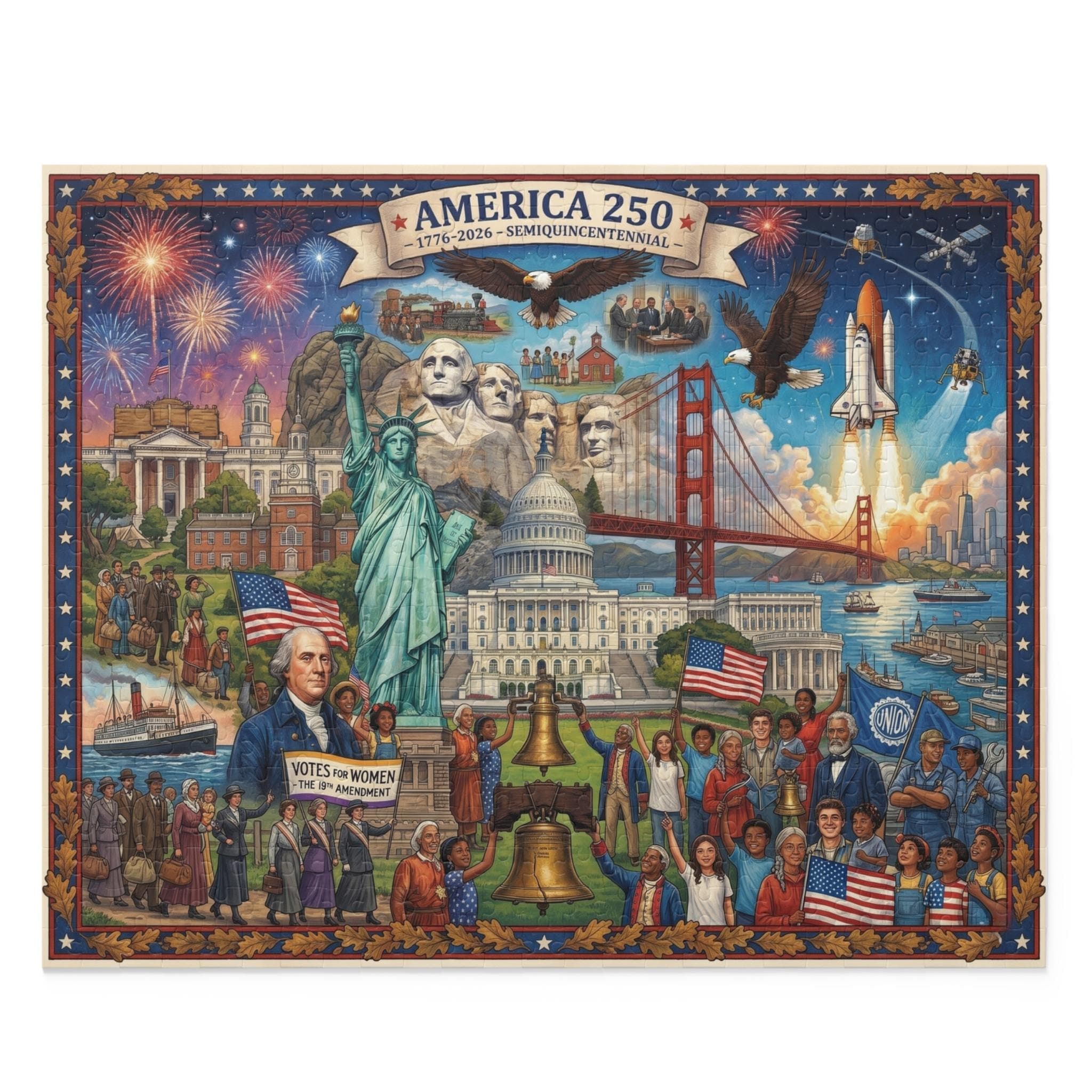 America 250 montage Puzzle | 252/500-piece jigsaw