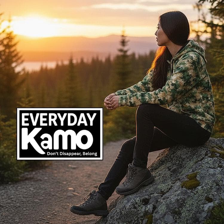 Everyday Kamo Urban Explorer Hoodie Gift for Modern Adventurers, Dad, Mom, Friend