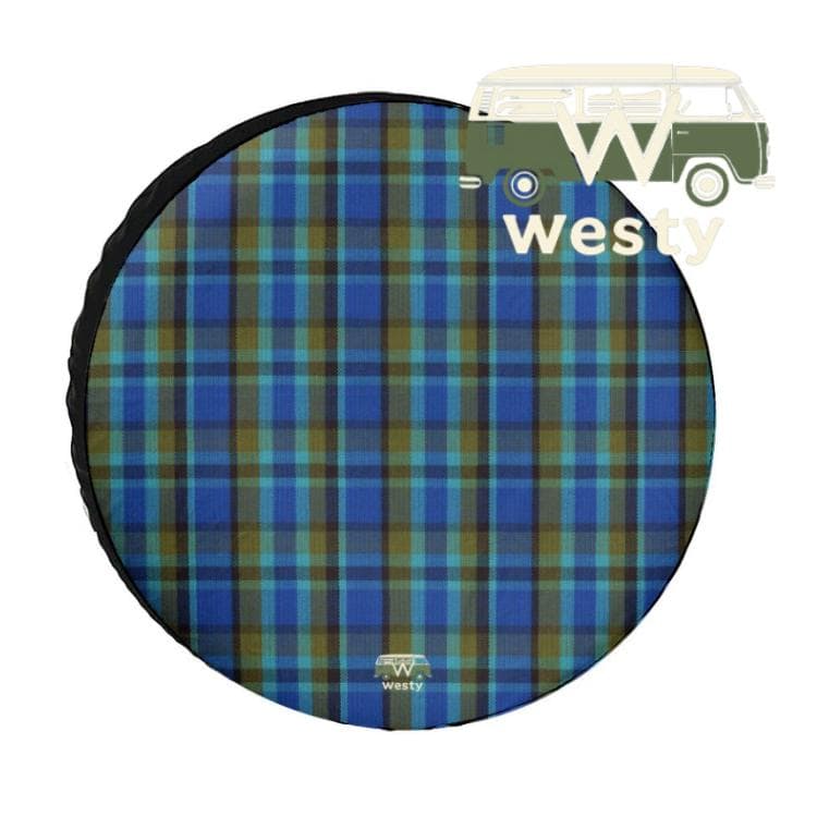 Westy Heritage Plaid Spare Tire Cover - Retro