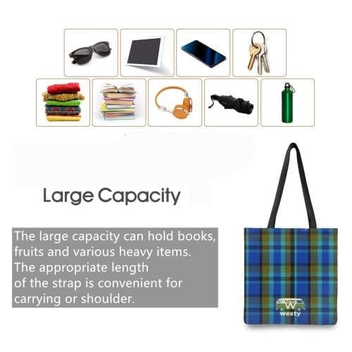 Westfalia Westy Blue Polyester Shopping Bag