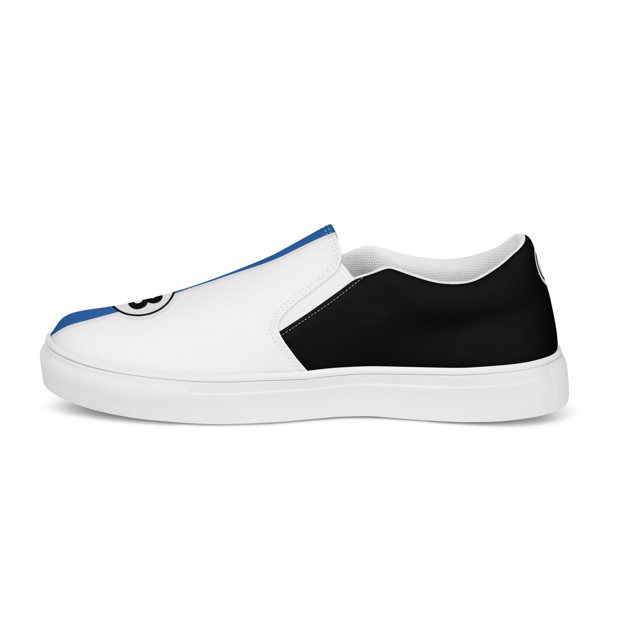AC-Carvers™ Black-White Herbies Men’s slip-on canvas shoes