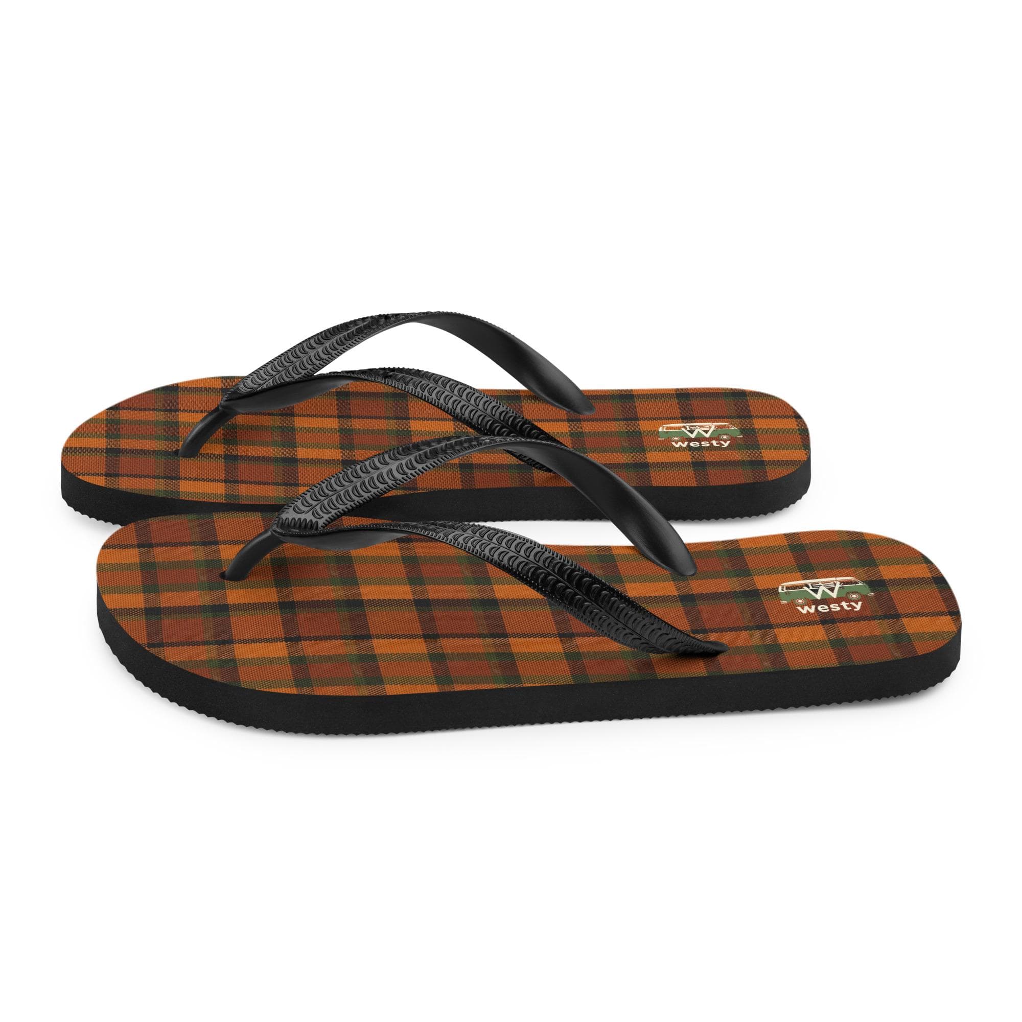 Westy Orange Flip-Flops