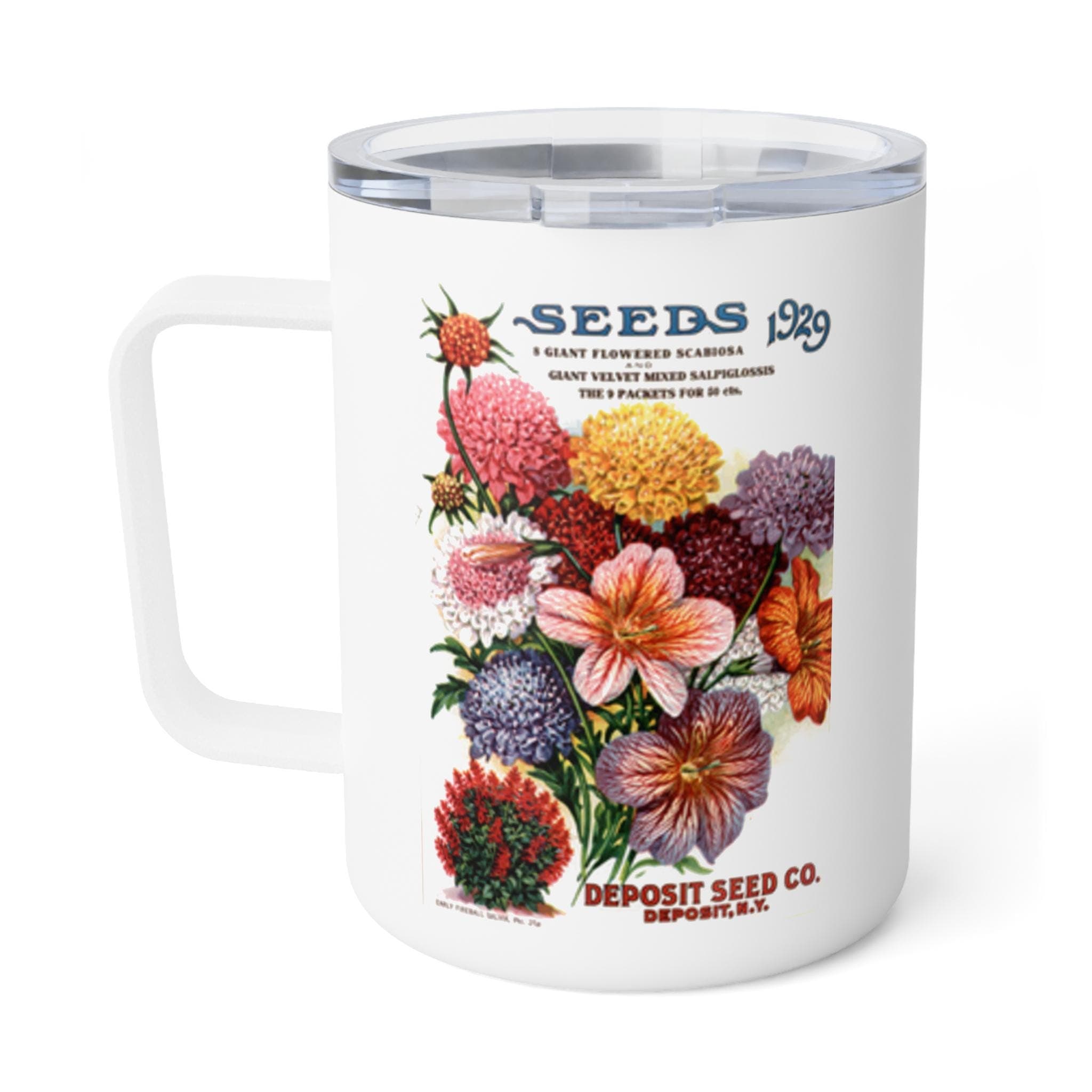 1929 Seeds Vintage Flower Mug