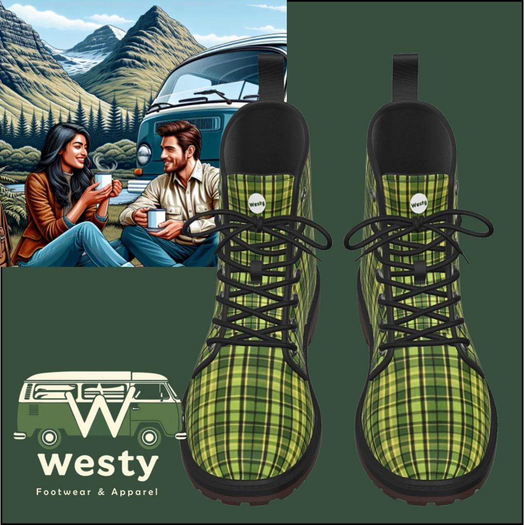 Westy Men's Martin Short Boots - Retro Road Trip Style