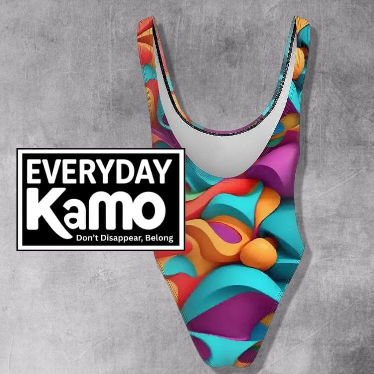 Everyday Kamo High-Cut One Piece Swimsuit Women