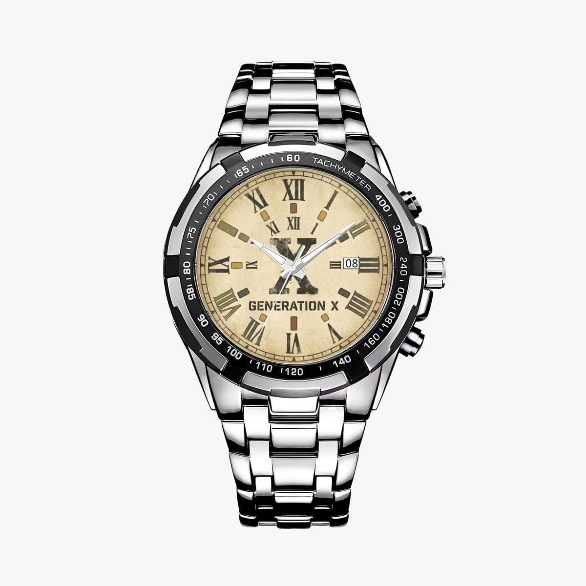 Generation X Roman Numeral Watch | Premium Metal Bracelet | Timeless Style