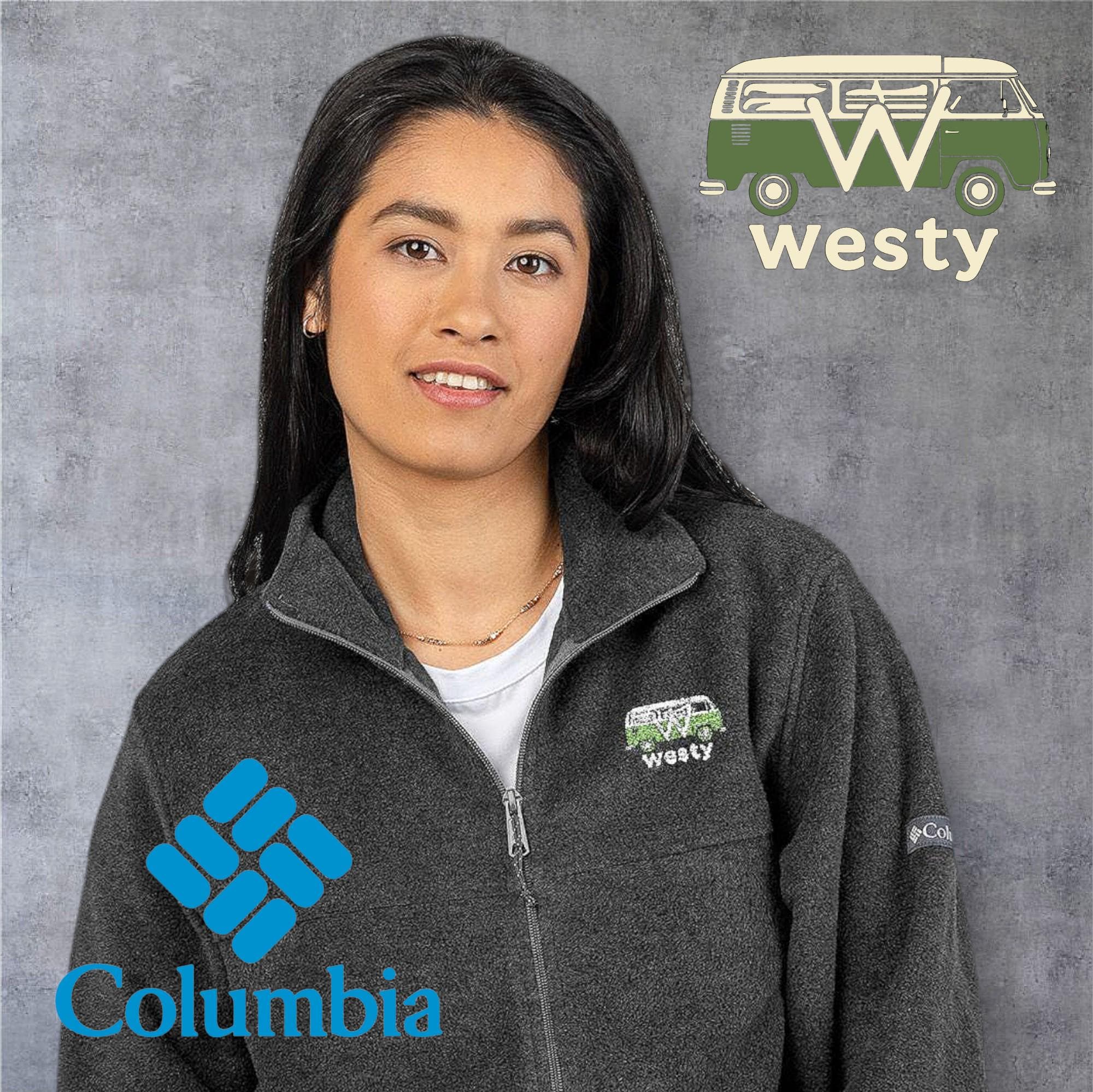 Westy Embroidered Columbia Unisex Fleece Jacket