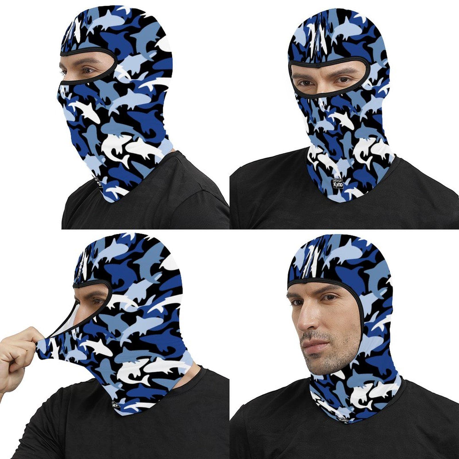 Everyday Kamo Shark Camo Full Face Mask | Breathable Outdoor Balaclava