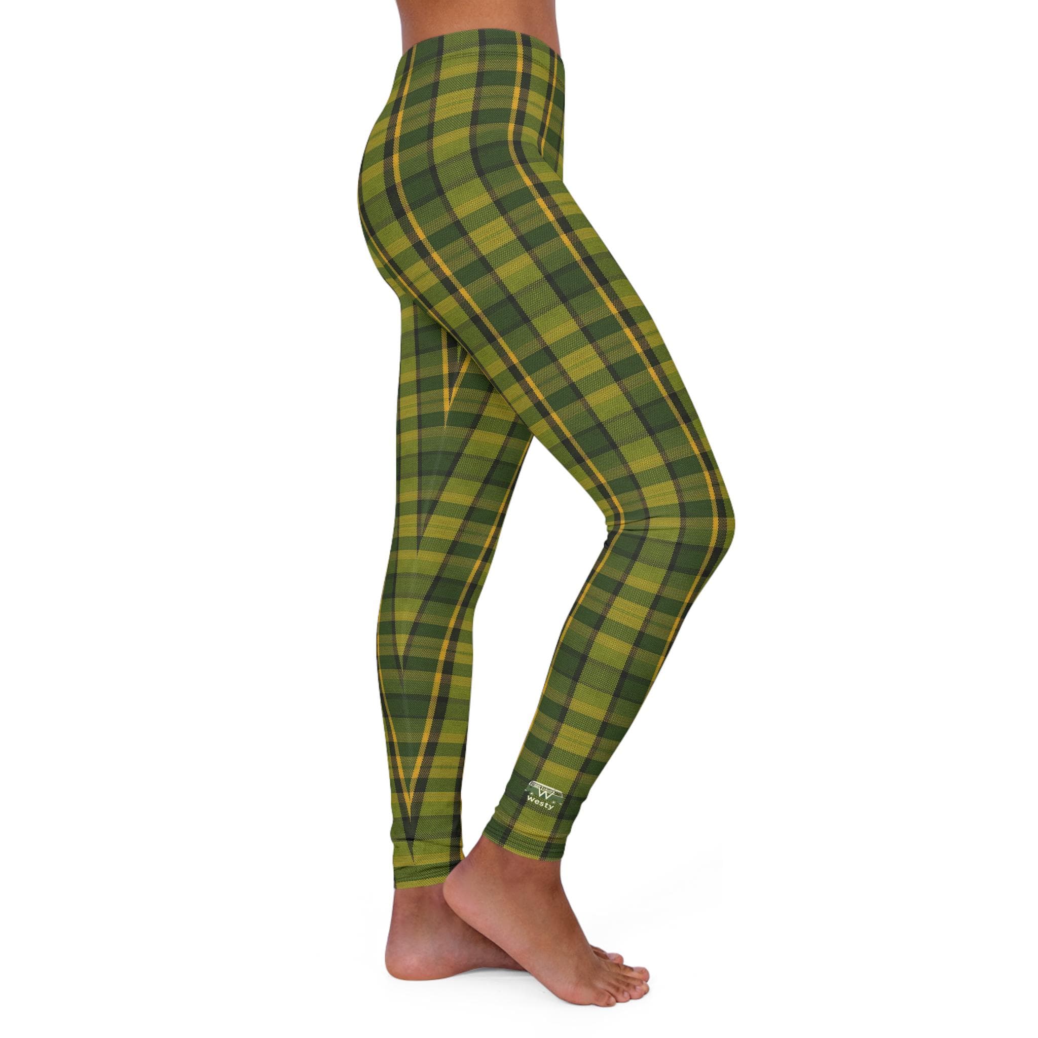 Westy Classic VW Westfalia Plaid Leggings - Van Life Yoga & Fitness