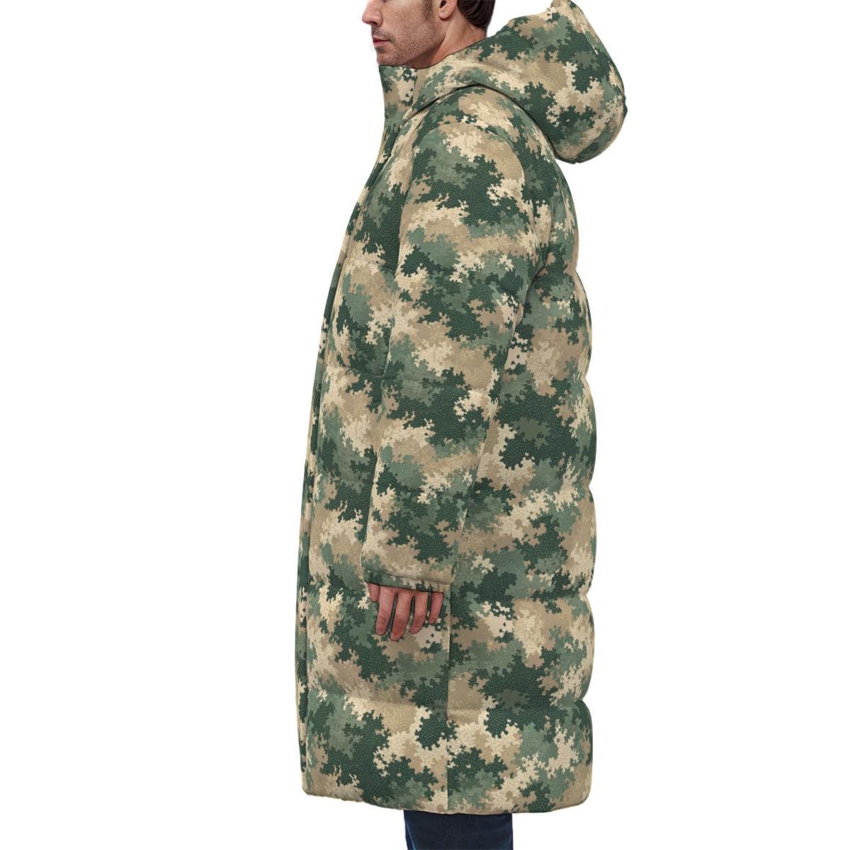 Everyday Kamo Men's Down Puffer Jacket - Urban Winter Coat