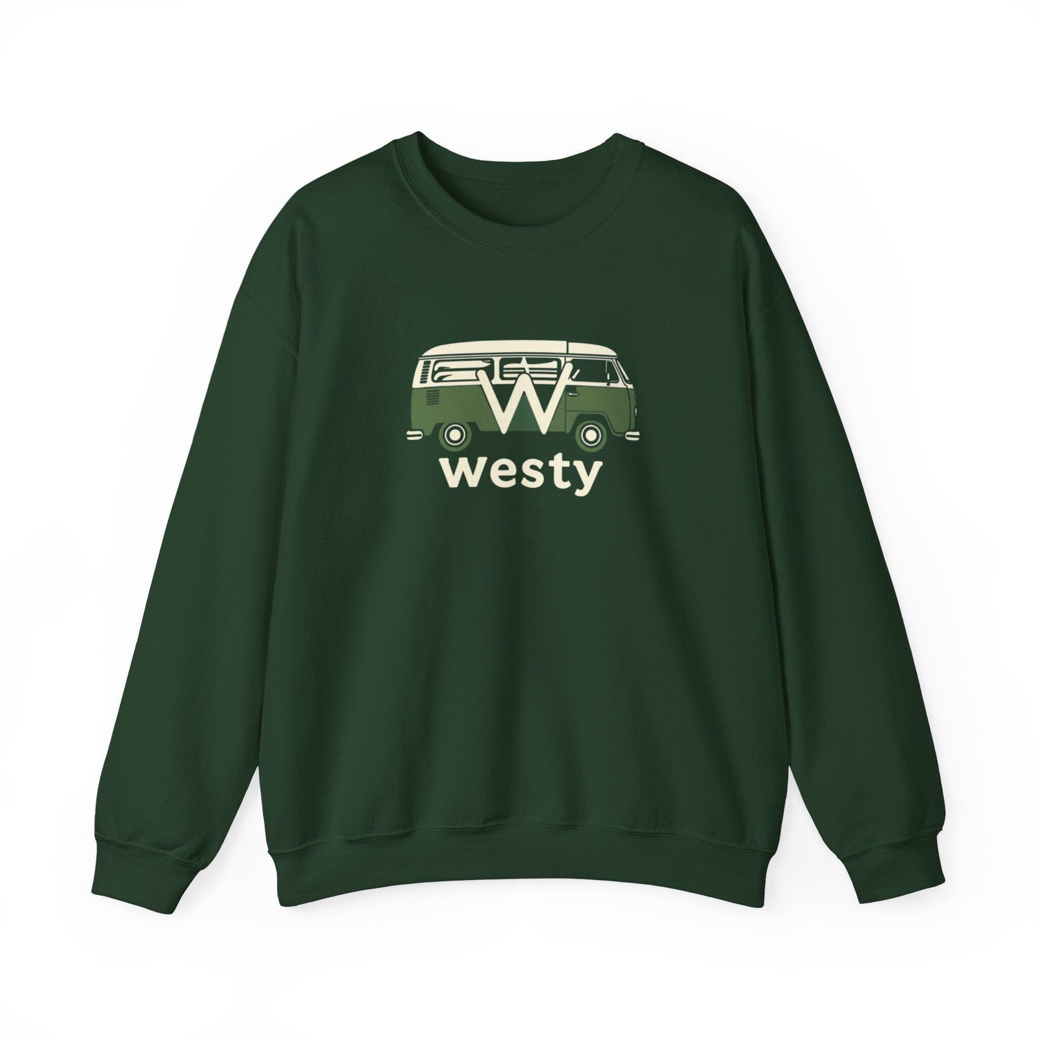 Westy Volkswagen Camper Bus Crewneck Sweatshirt Road Trip
