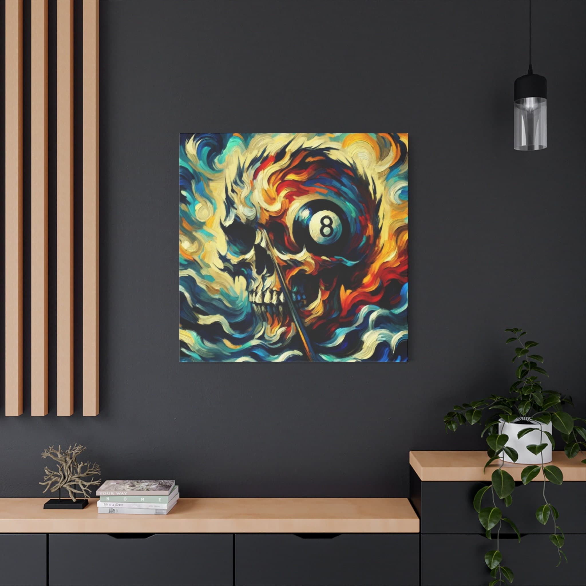 Custom Matte Canvas Print 1.25" Stretched Pine Frame - 29 Sizes