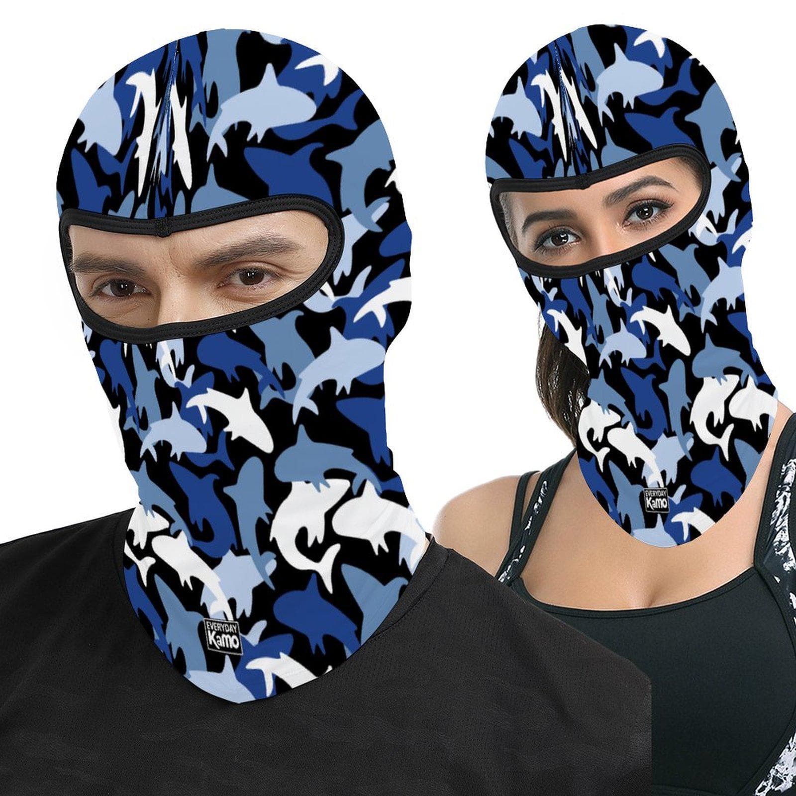 Everyday Kamo Shark Camo Full Face Mask | Breathable Outdoor Balaclava