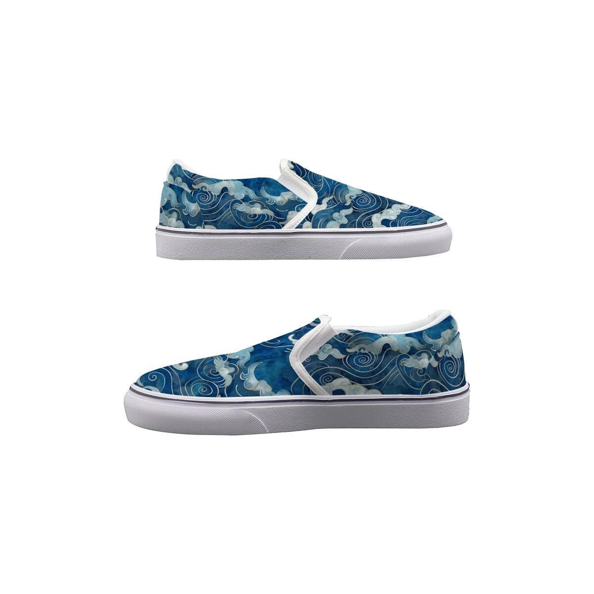 Custom Canvas Slip-On Sneakers Women | Handmade Personalized Design