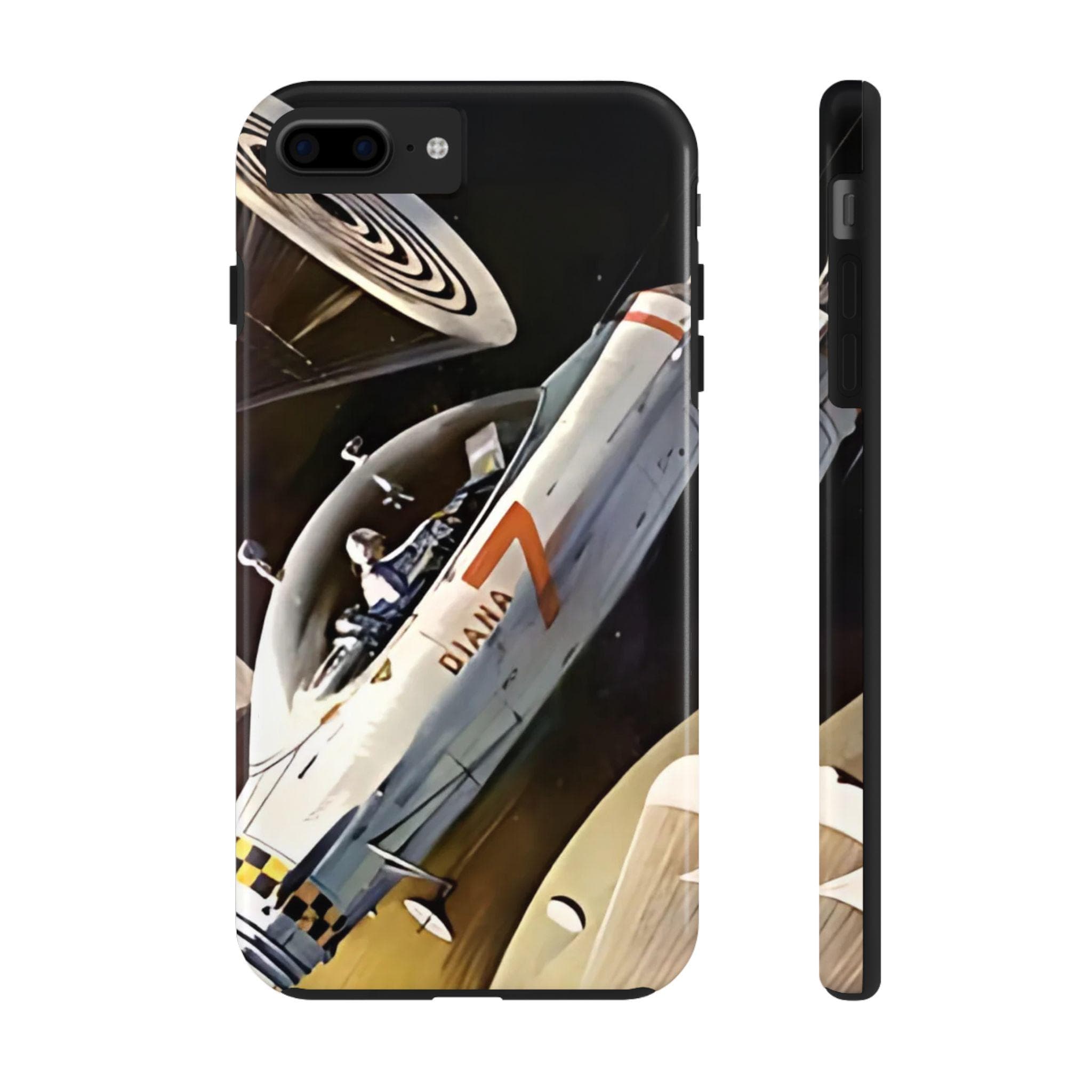 Futuristic Spaceship Phone Case, Sci-Fi Astronaut Gift