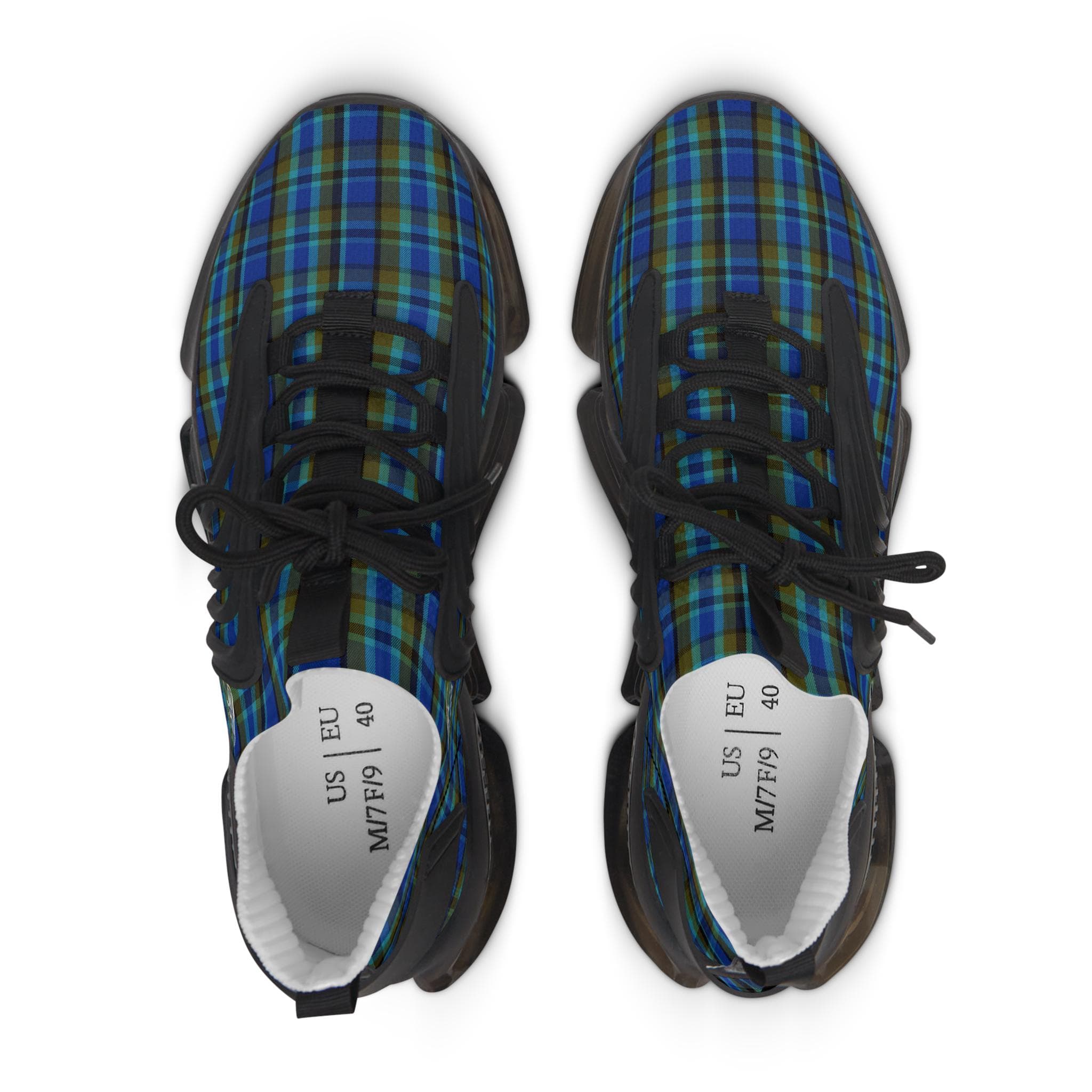 Westy Plaid Sneakers - Westfalia Camper Van Road Trip Shoes