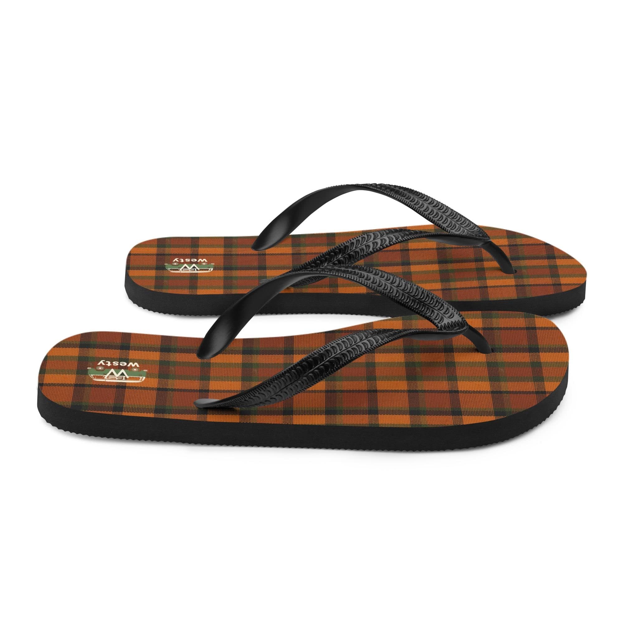 Westy Orange Flip-Flops