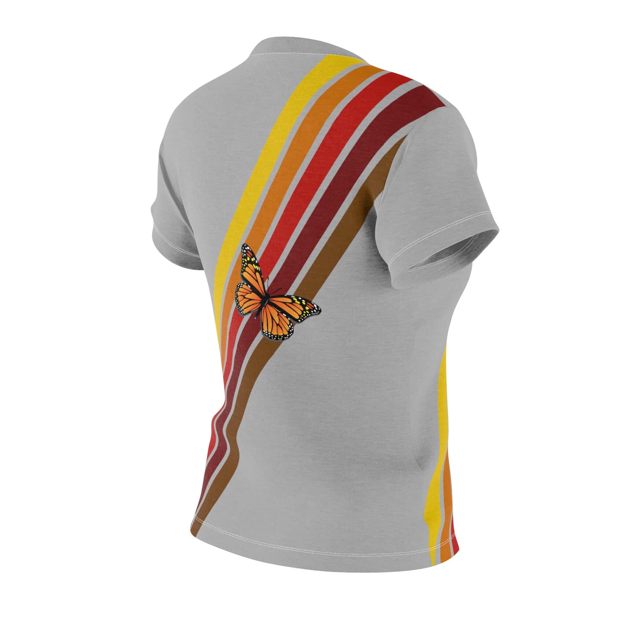 Westy Volkssummer Stripe Women's Tee - Retro Road Trip Graphic