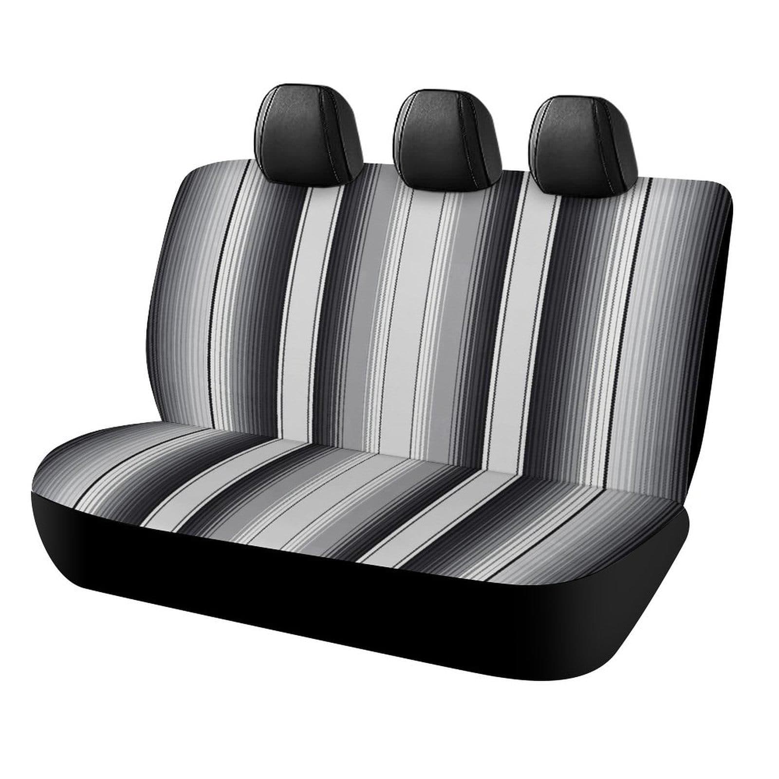 Everyday Kamo Striped Car Seat Cover Black White