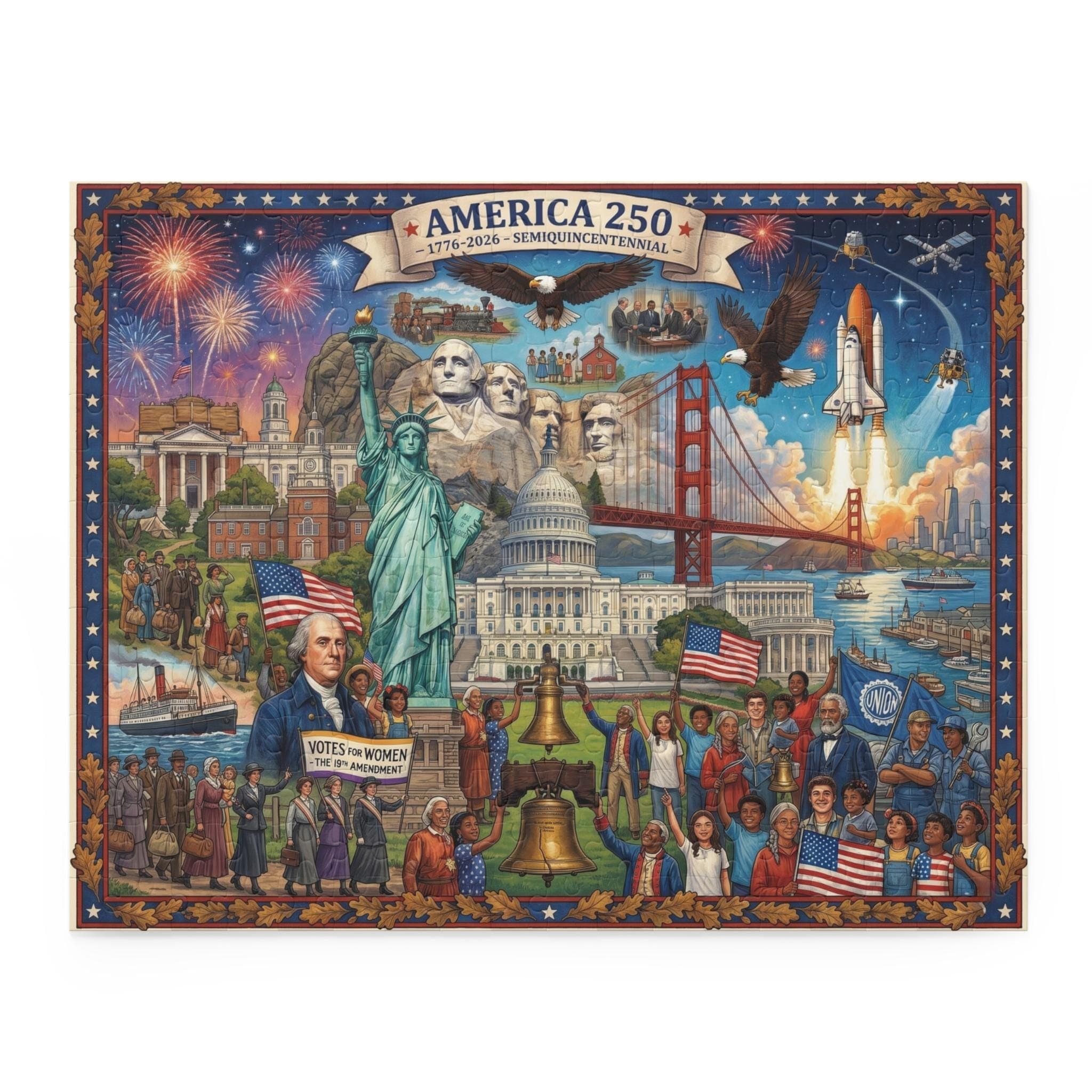 America 250 montage Puzzle | 252/500-piece jigsaw