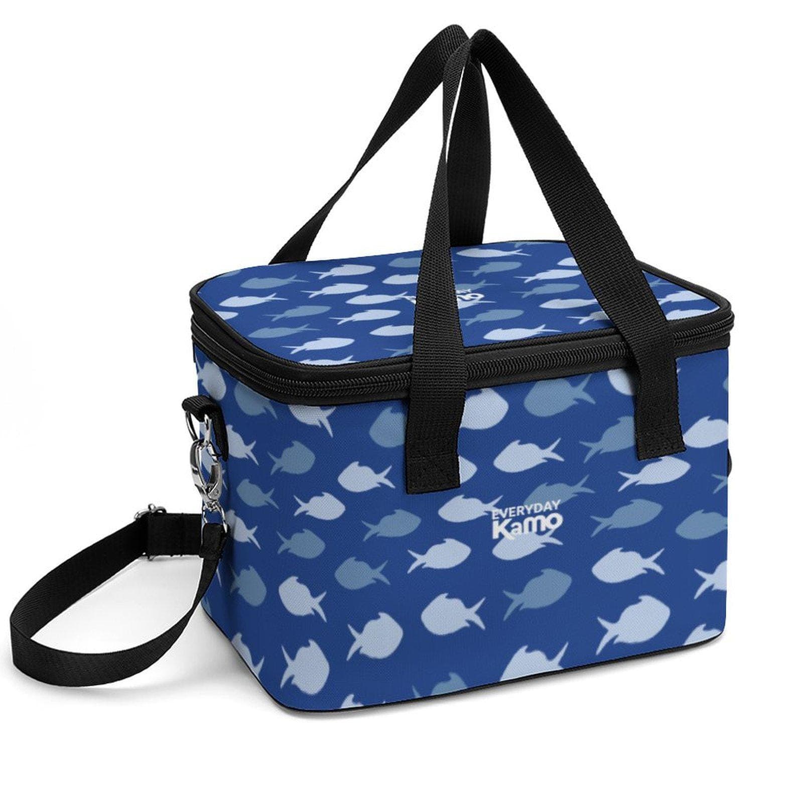 Everyday Kamo Reef Runner Insulated Cooler Bag | Portable Fish Pattern Lunch Tote