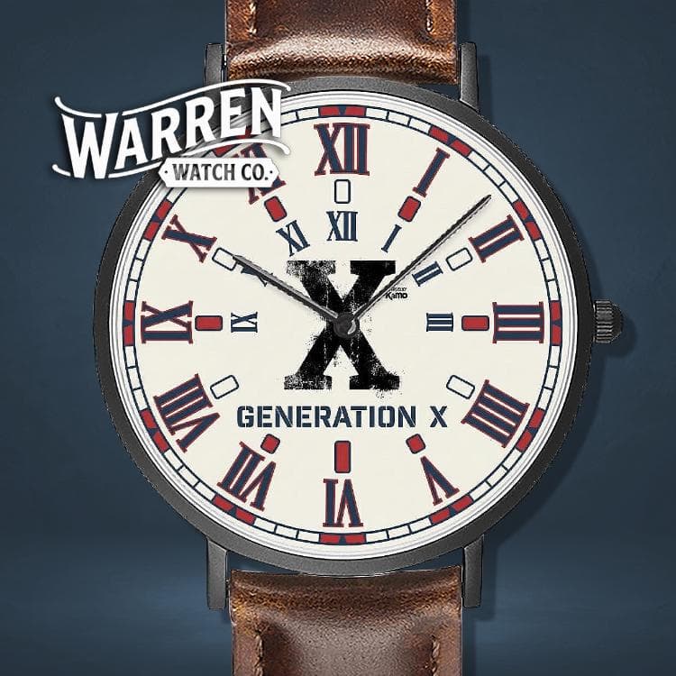 Warren Watch Co.  Generation X Ultra-Thin Unisex Watch | Japanese Movement | Genuine Leather Strap