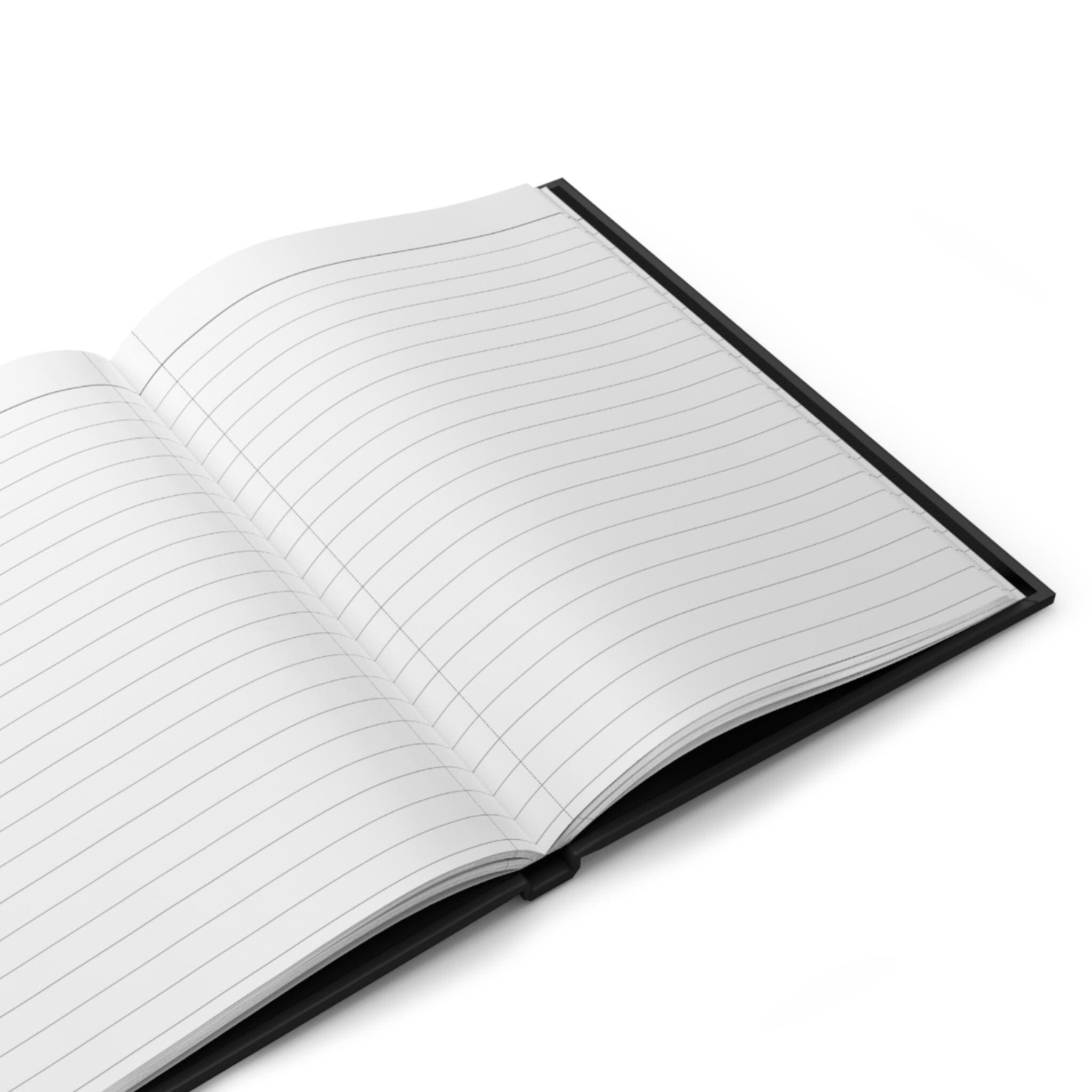 The Roswell Report Hardcover Journal | Matte Black Lined Notebook