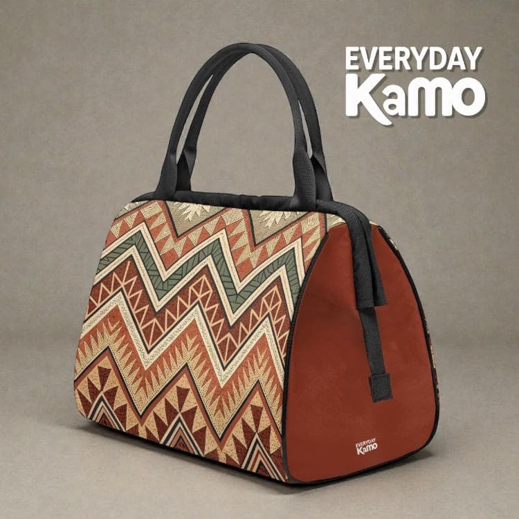 Everyday Kamo Geometric Aztec Print Duffel Bag - Weekend Travel & Gym Carry-On