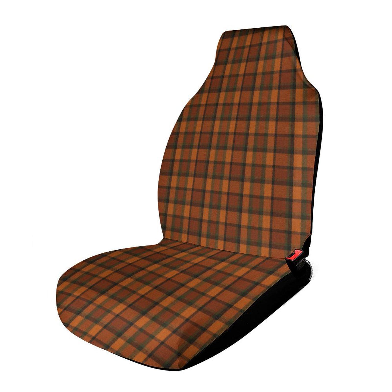 Westy Heritage Plaid Car Seat Protector | Vintage Van Life Auto Cover | Cozy Road Trip Seat Protection
