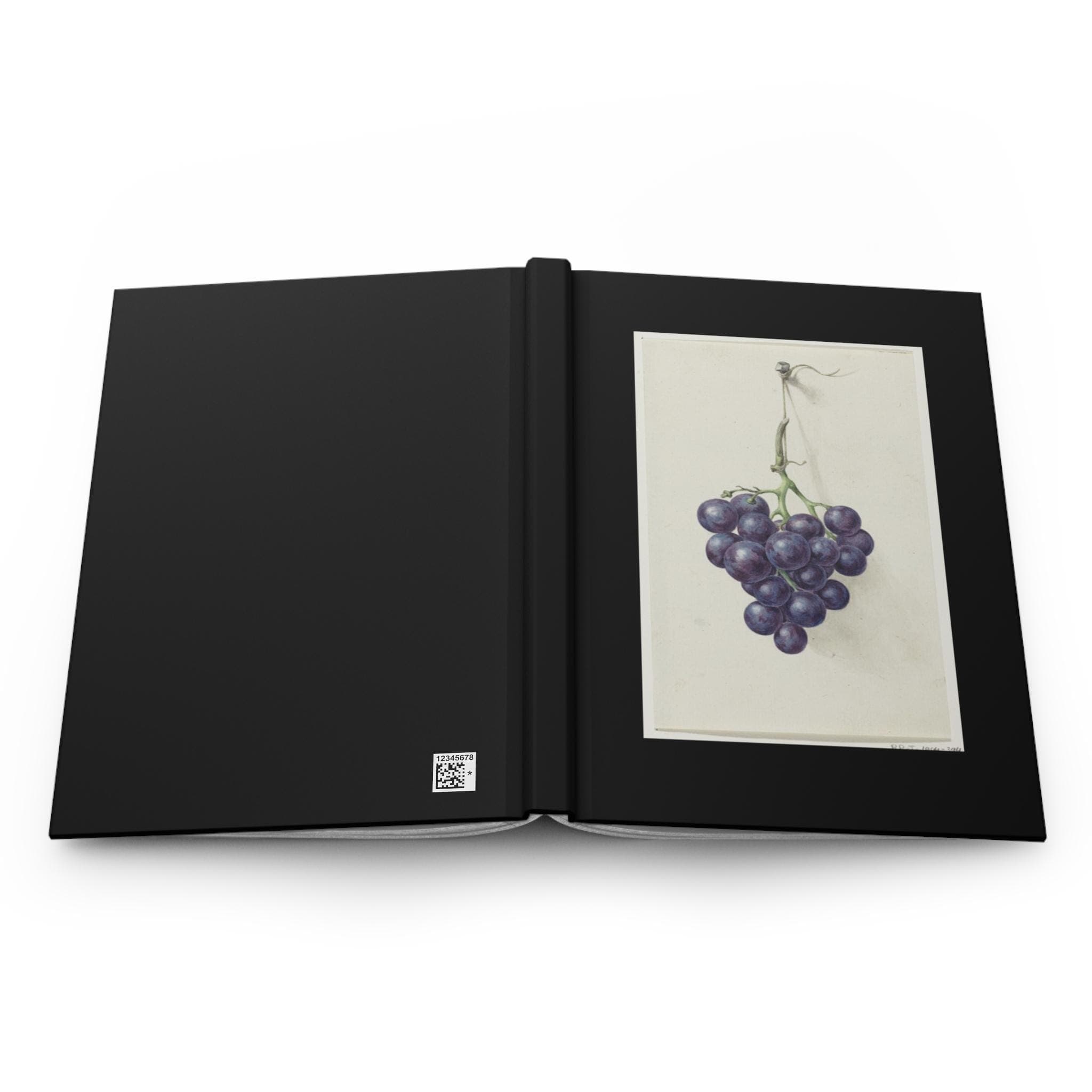 Grapes Hardcover Journal Matte Finish Lined 150 Pages Custom