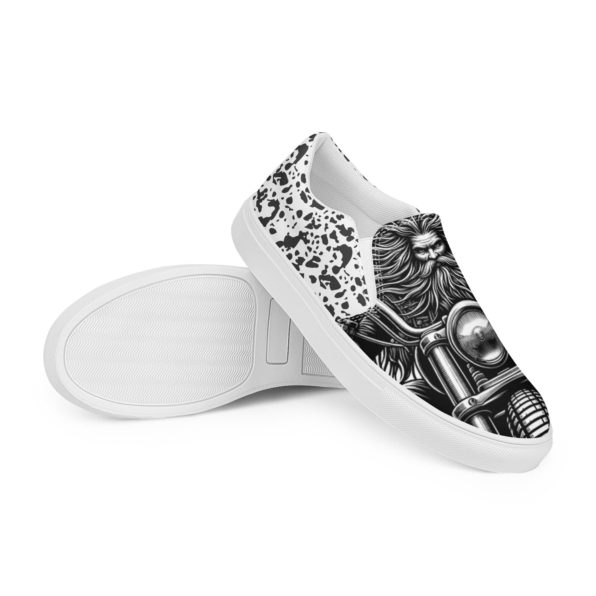 Midnight Rider - Wind Whisperer - Men’s slip-on canvas shoes