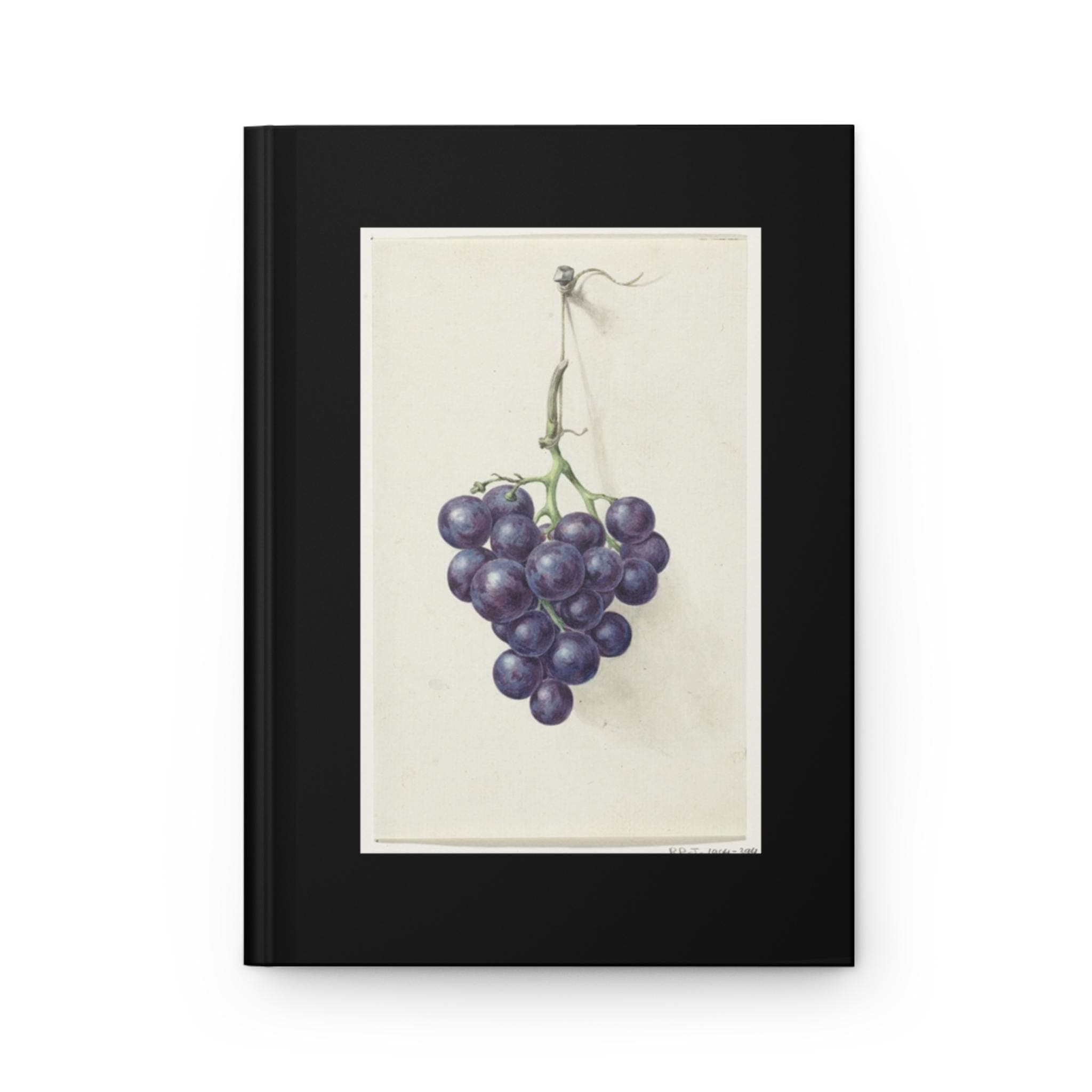 Grapes Hardcover Journal Matte Finish Lined 150 Pages Custom