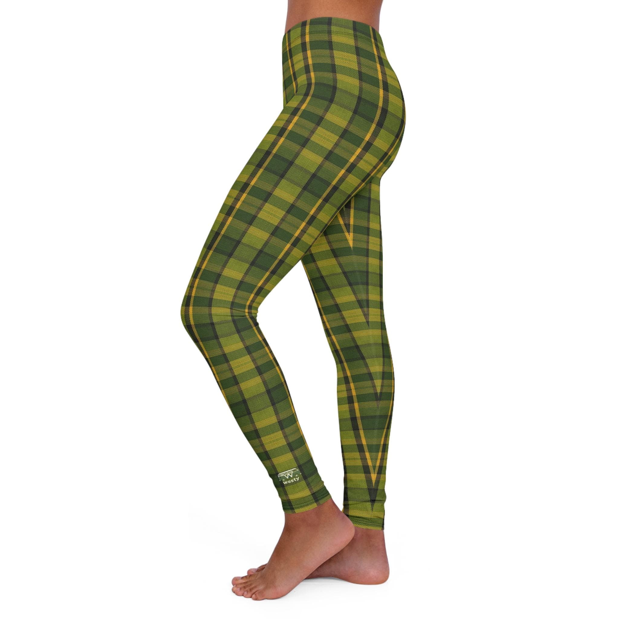 Westy Classic VW Westfalia Plaid Leggings - Van Life Yoga & Fitness
