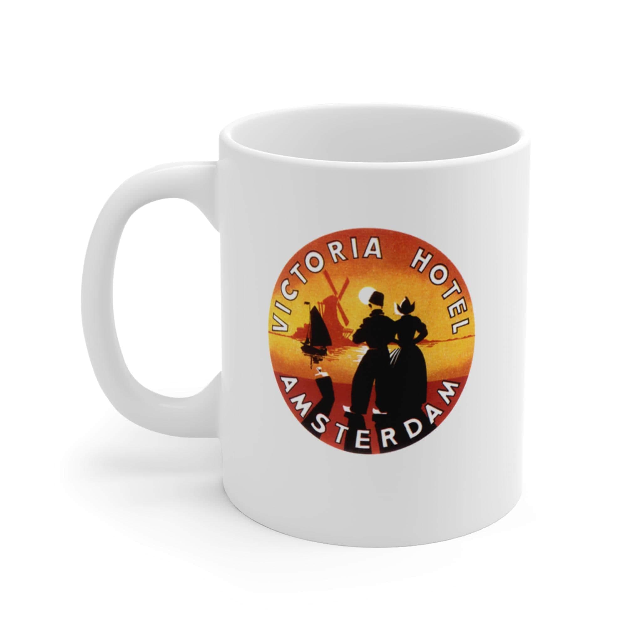 Victoria Hotel Amsterdam Coffee Mug - Unique Cozy Drinkware