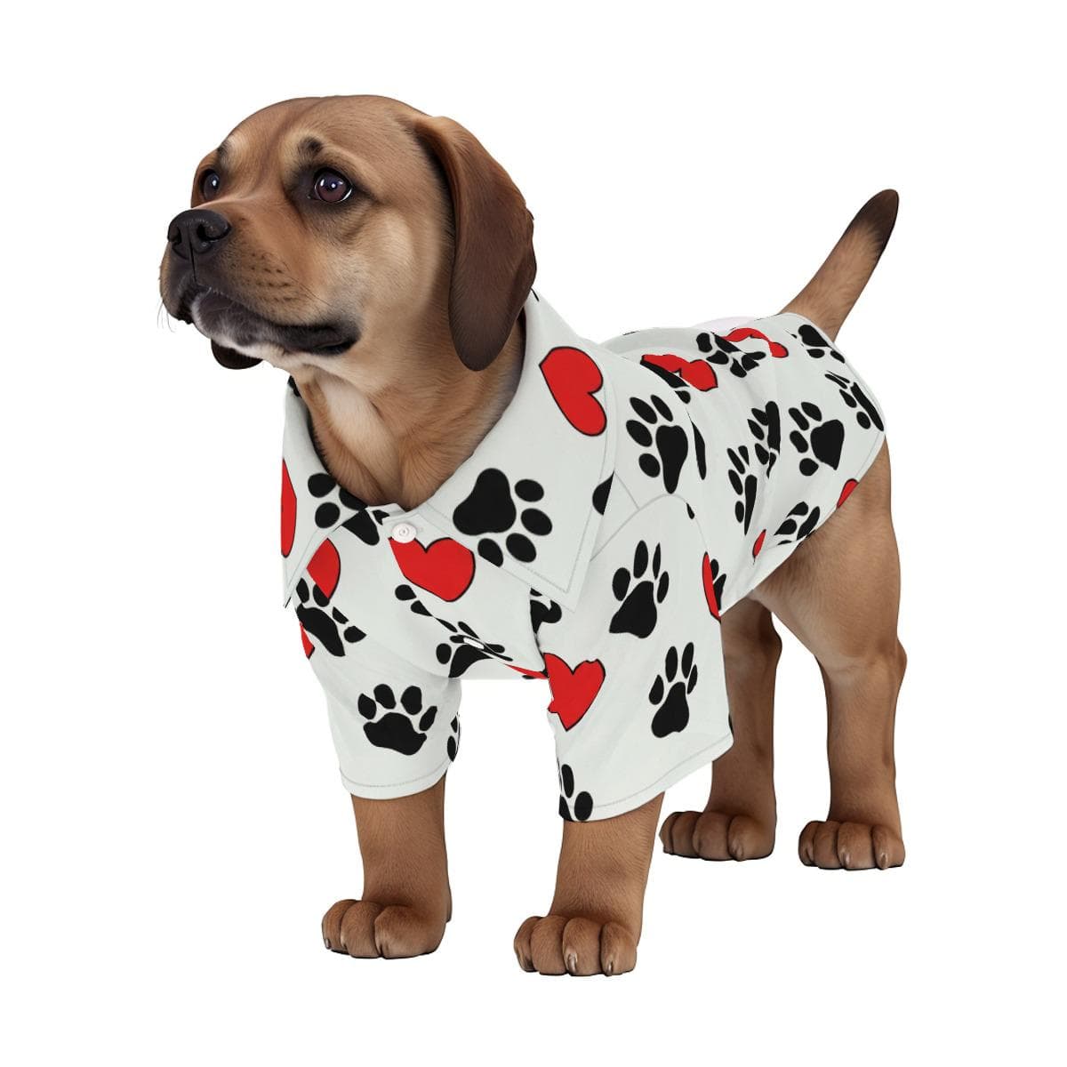 Custom Pet Hawaiian Shirt | Four-Way Stretch Dog Cat Aloha Outfit