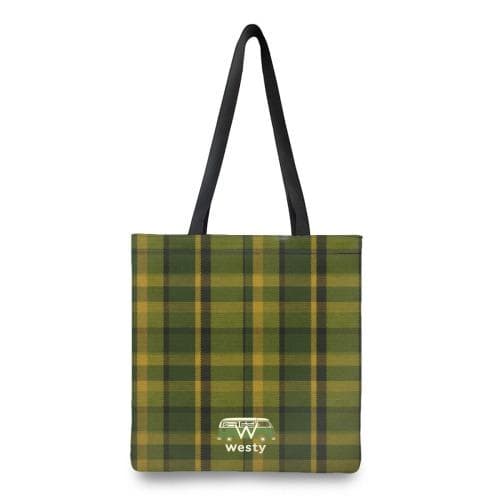 Westy VW Camper Bus Polyester Shopping Bag Retro