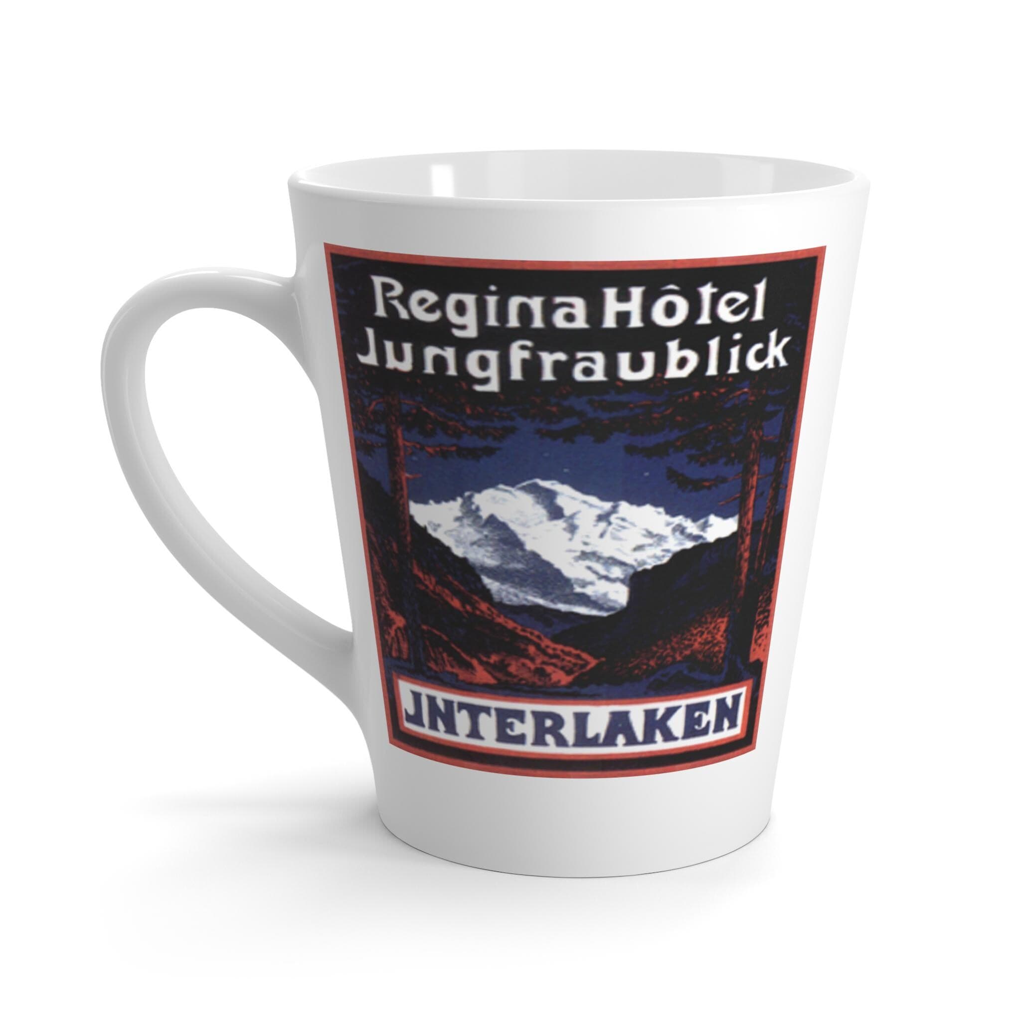 Regina Hotel Interlaken Latte Mug – Mountain Travel Souvenir