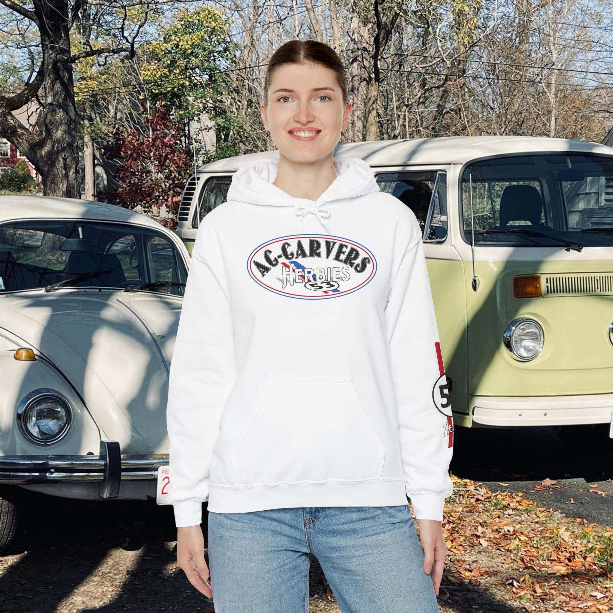 Herbie Love Bug Hoodie | Embroidered DTF Gildan Sweatshirt Unisex