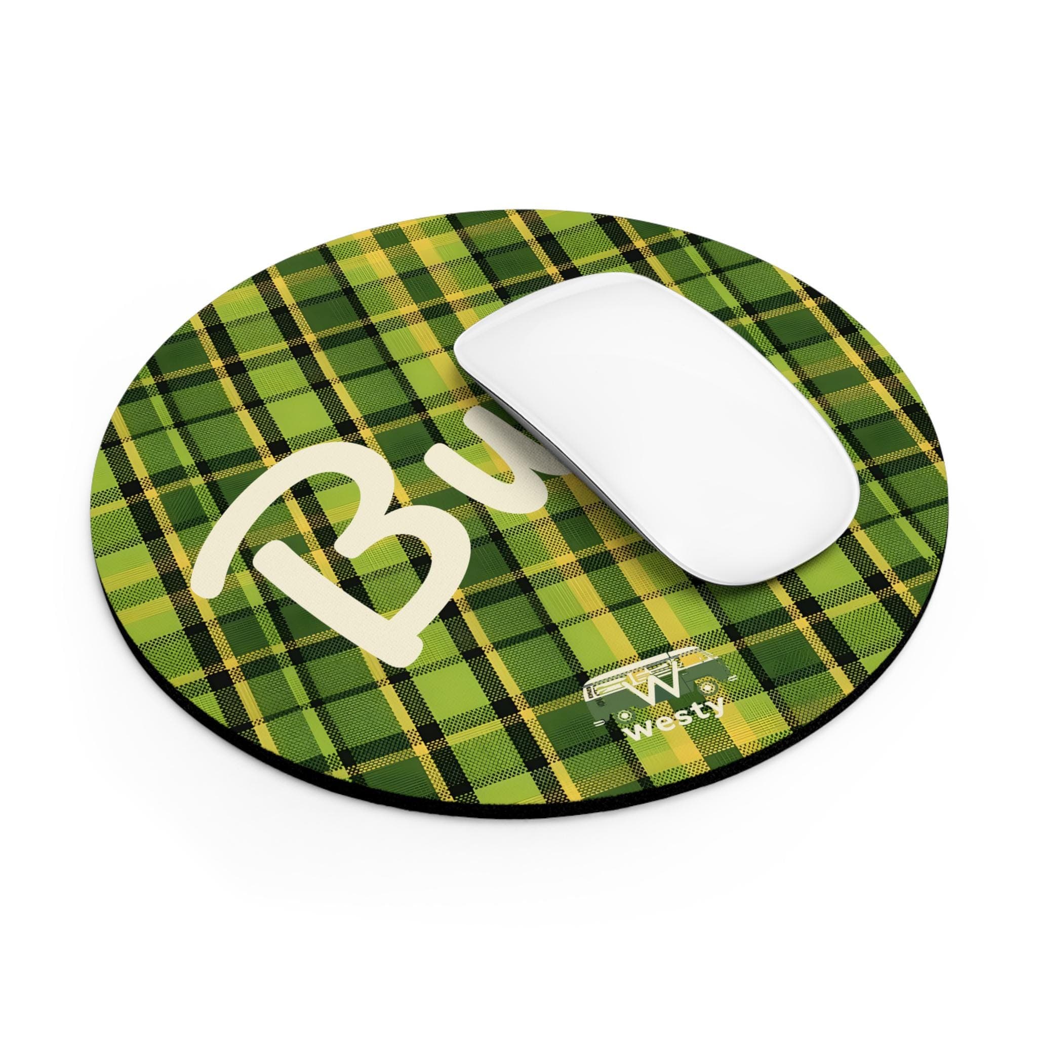 Camper Bus Mouse Pad, Westy Buzz Fan Gift