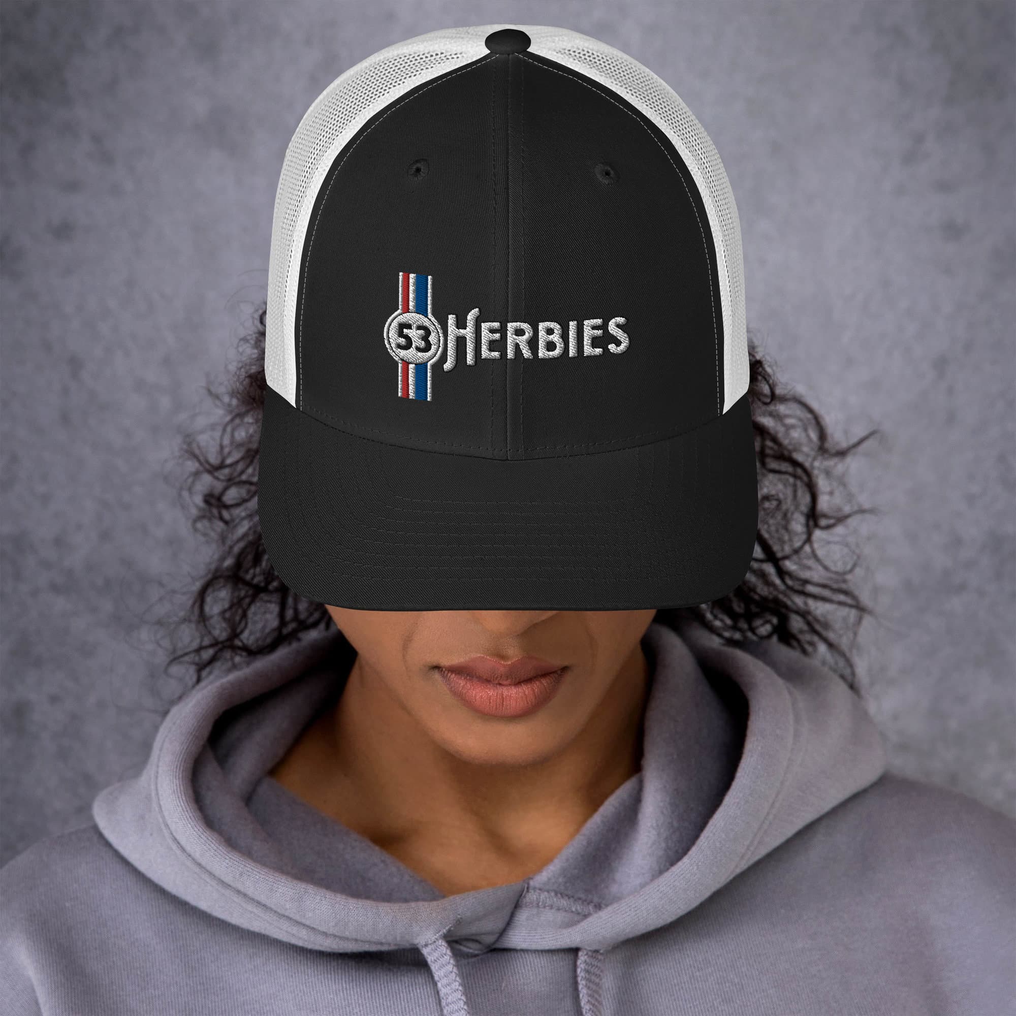 Herbie VW Trucker Cap Mesh Back Vented Six-Panel Cotton Blend