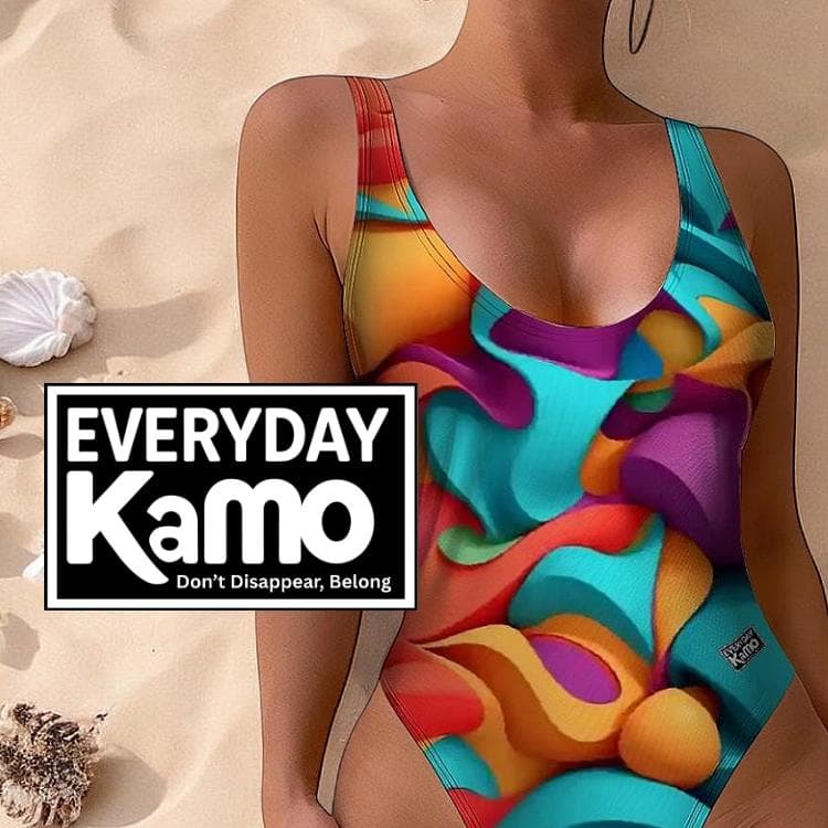 Everyday Kamo High-Cut One Piece Swimsuit Women