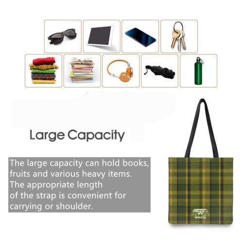 Westfalia Westy Green Polyester Shopping Bag