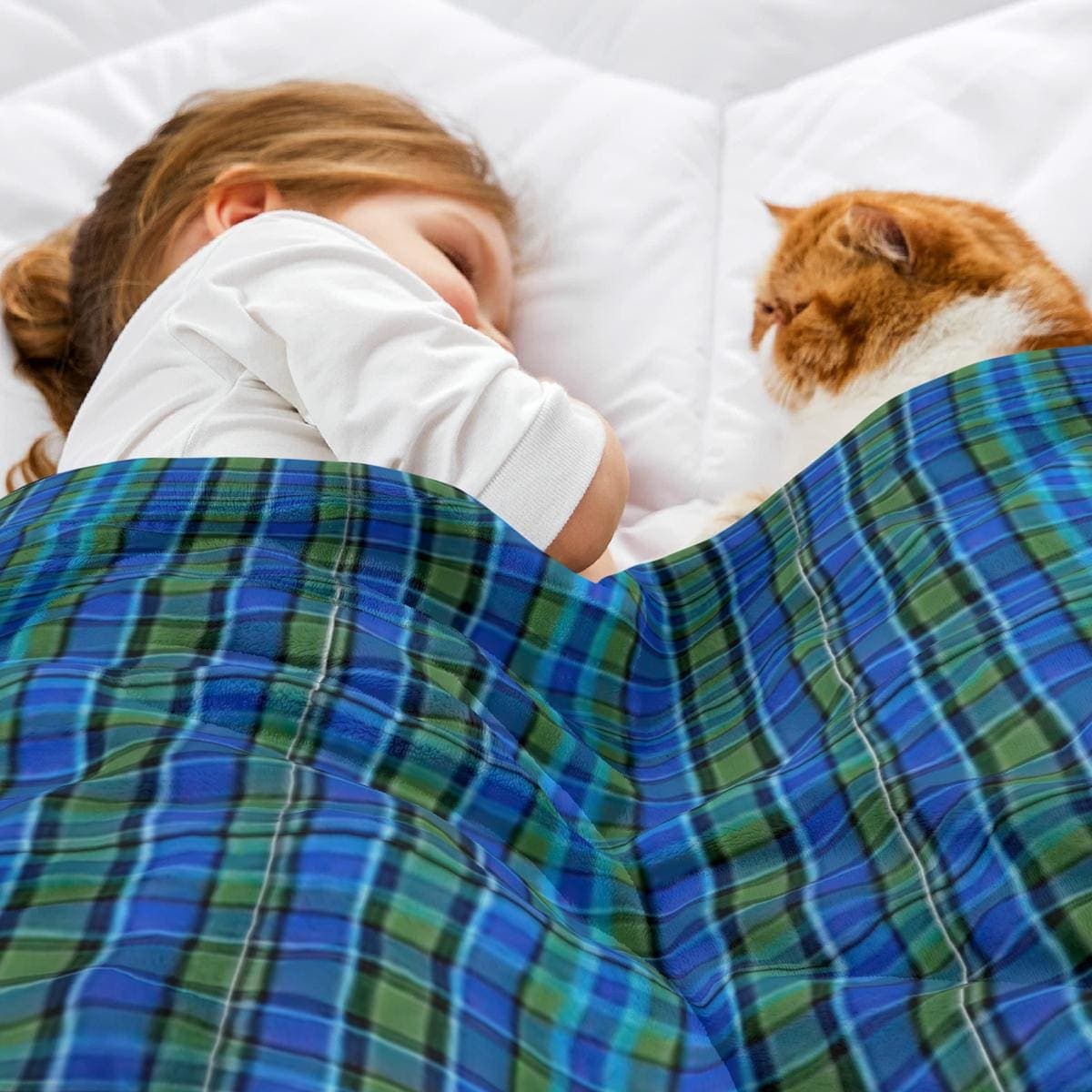 Westfalia Westy Blue Flannel Blanket 30x40inch