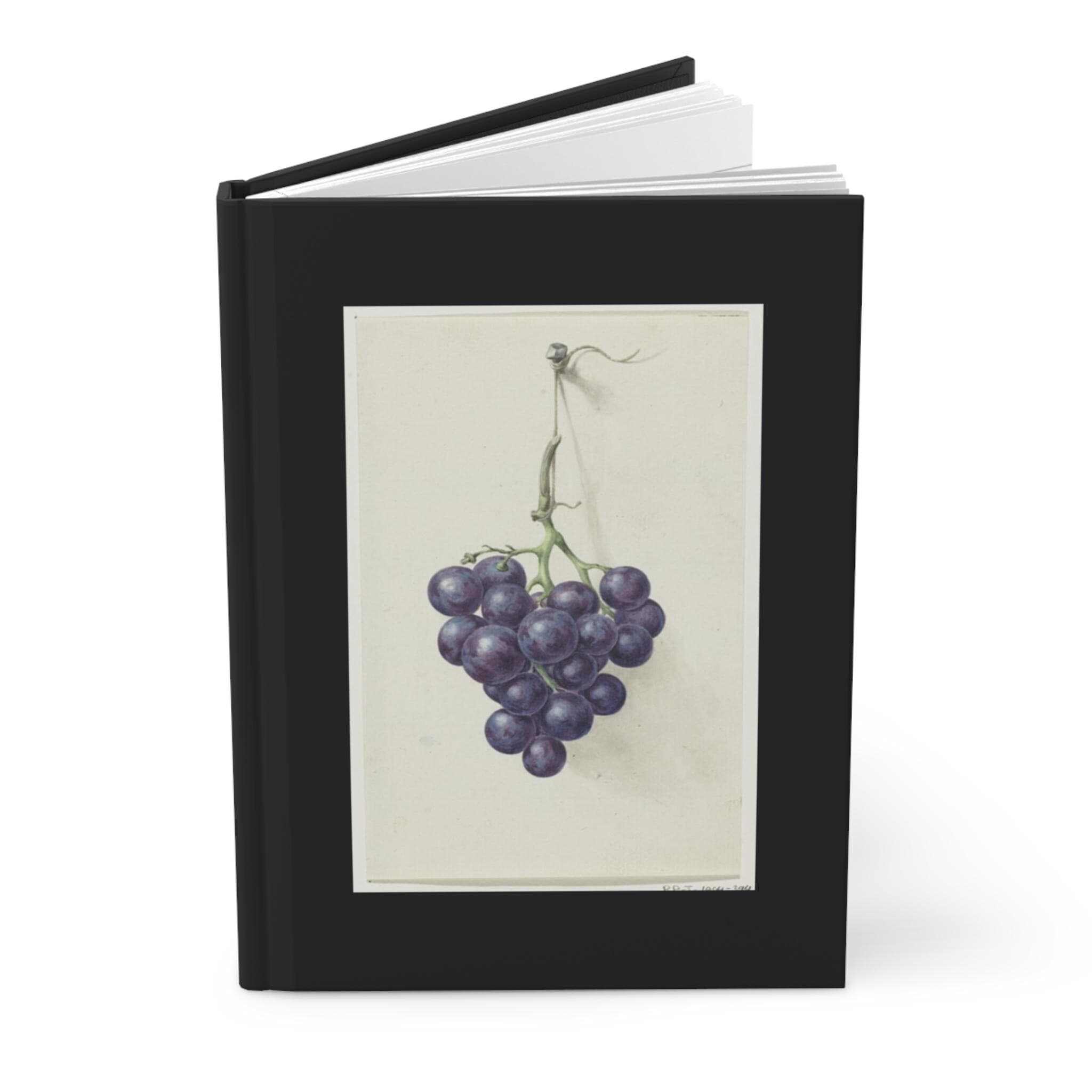 Grapes Hardcover Journal Matte Finish Lined 150 Pages Custom