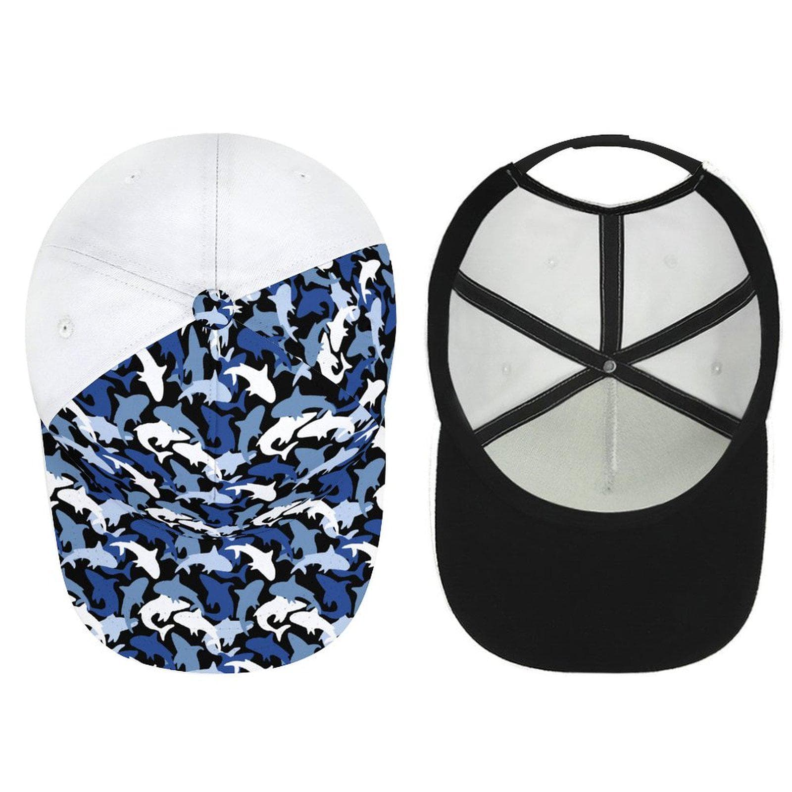 Everyday Kamo Snapback Cap Blue Camo Print