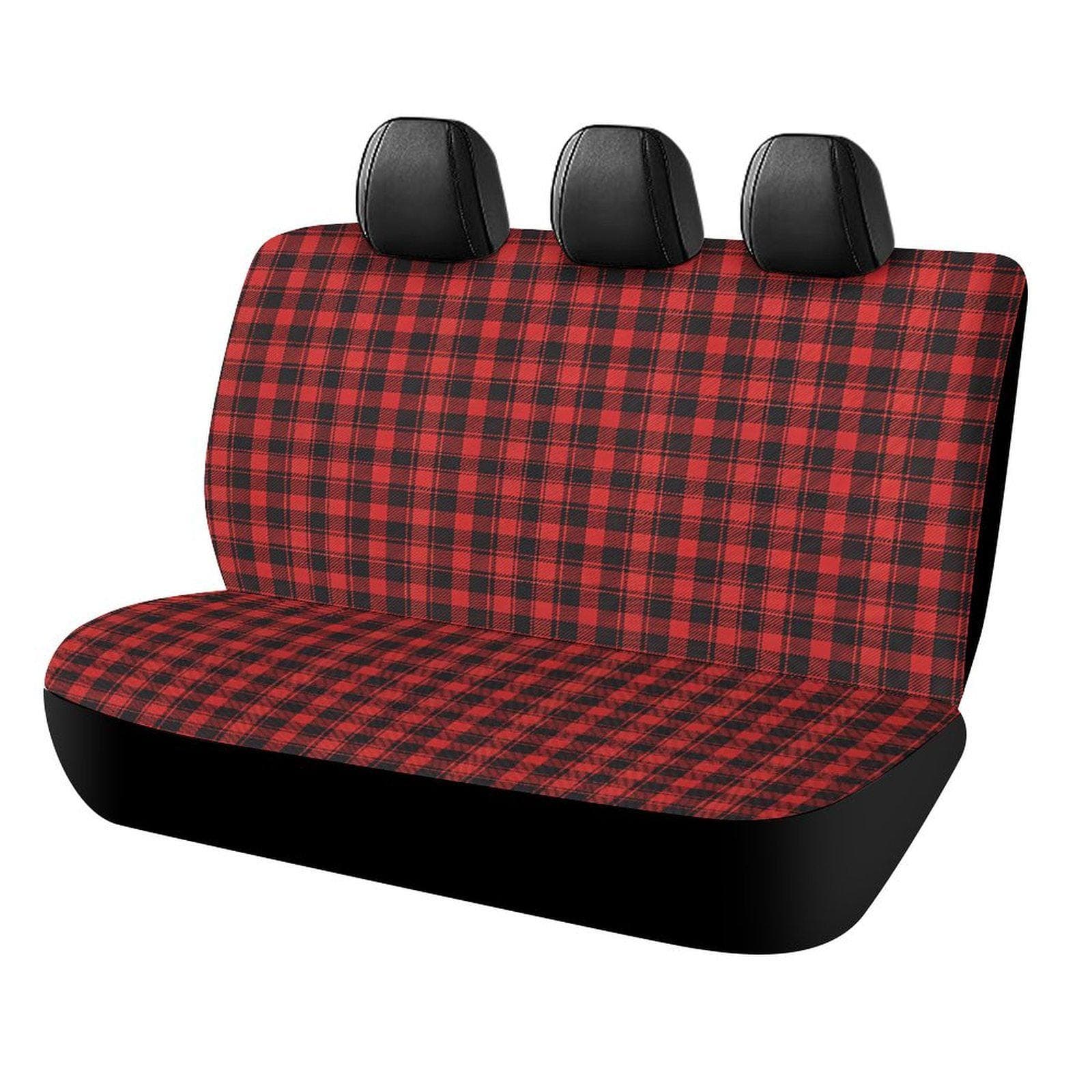Cozy Plaid Car Back Seat Cover | Universal Fit, Soft & Durable Fabric | Personalized Style for Your Ride