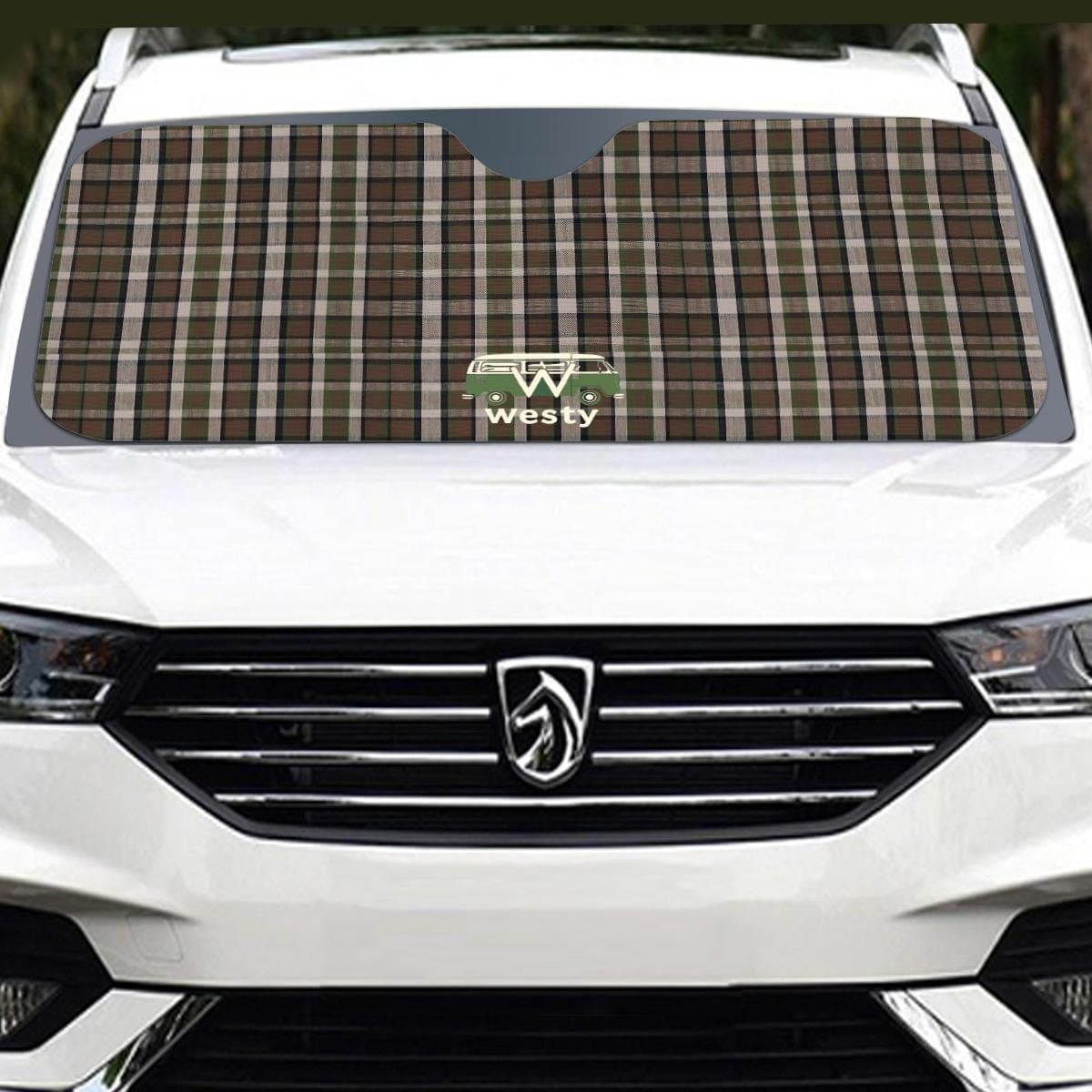 Westy Van Life Car Sun Shade - VW Camper Road Trip Gear