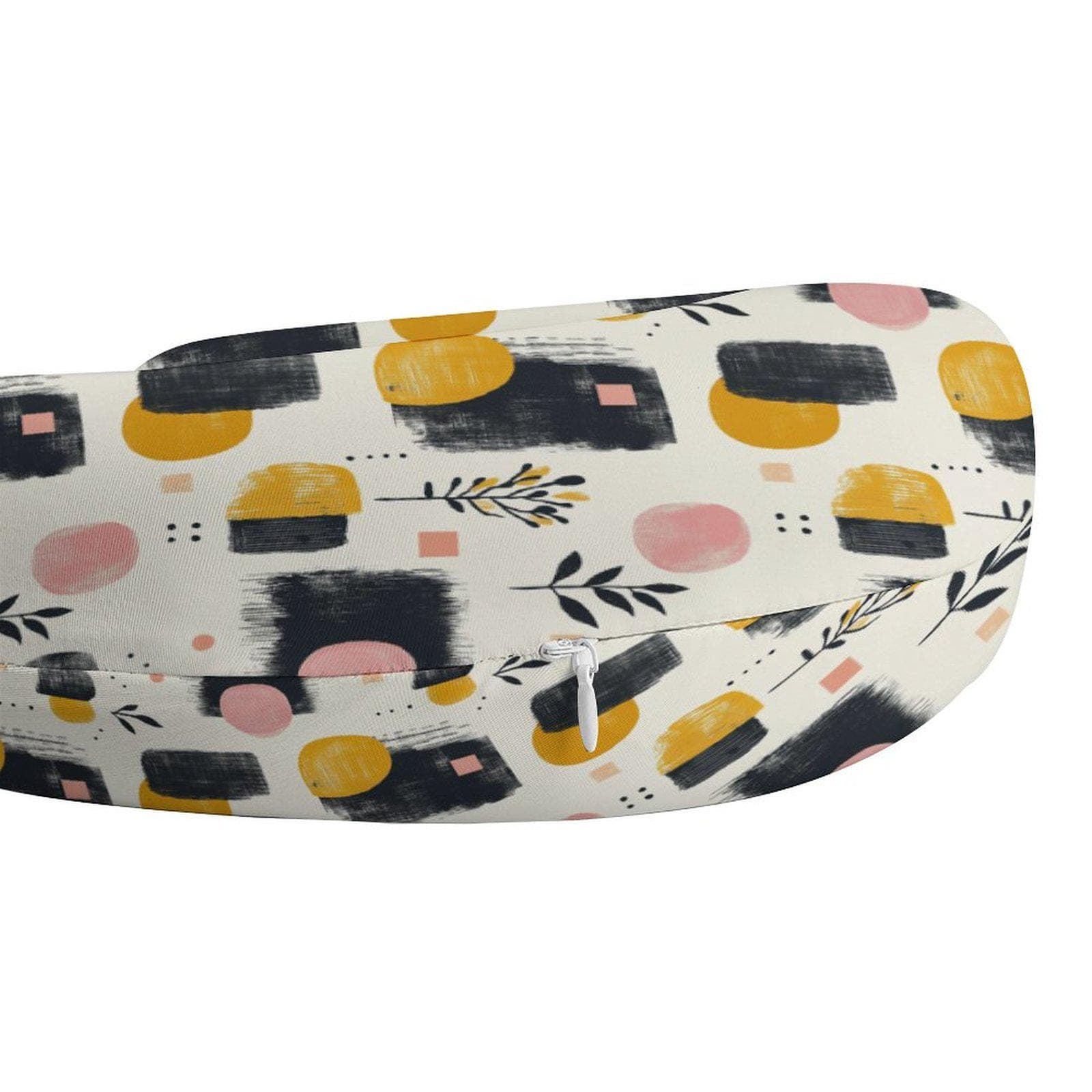 Memory Foam Neck Pillow U-Shape Travel Cushion Abstract Art Design