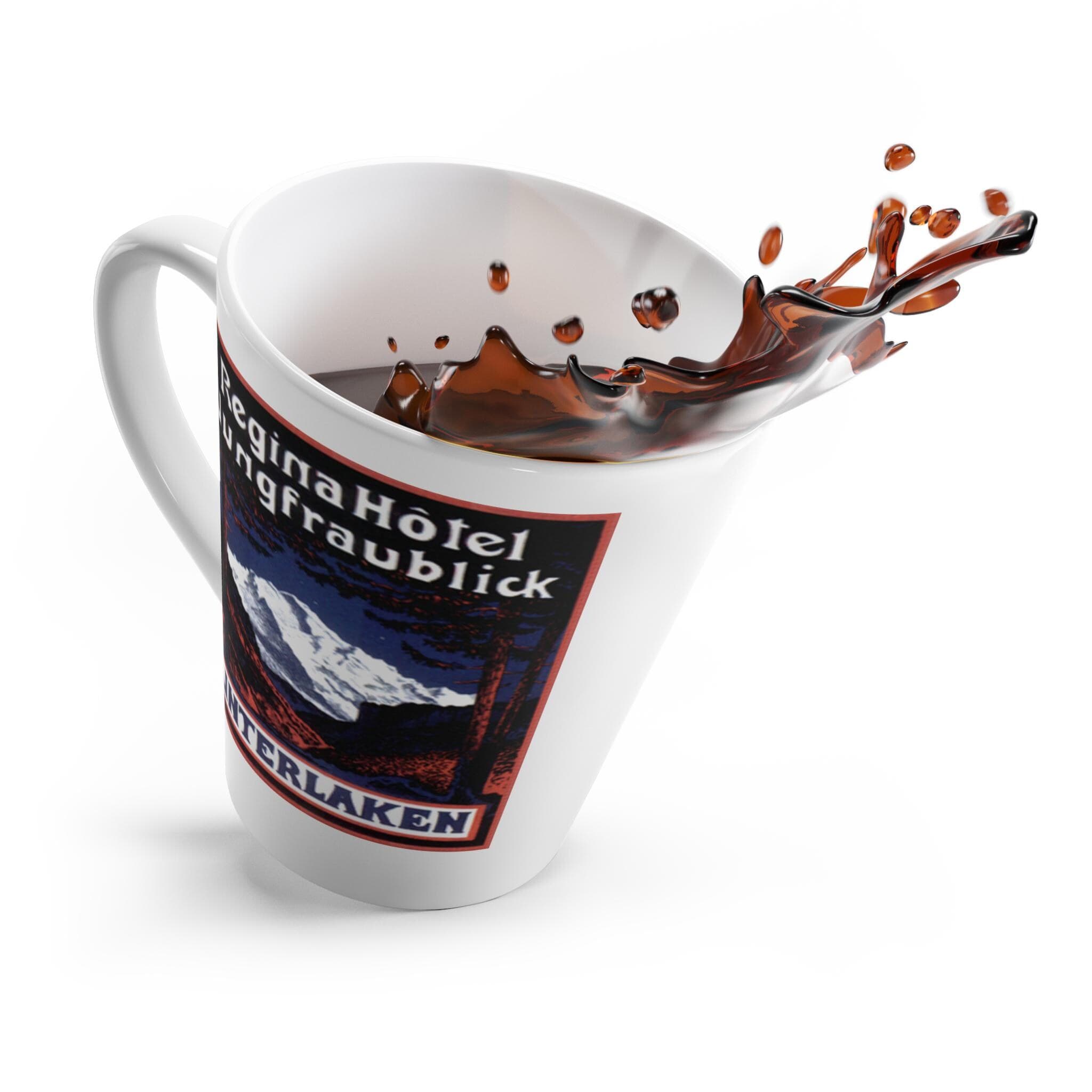 Regina Hotel Interlaken Latte Mug – Mountain Travel Souvenir