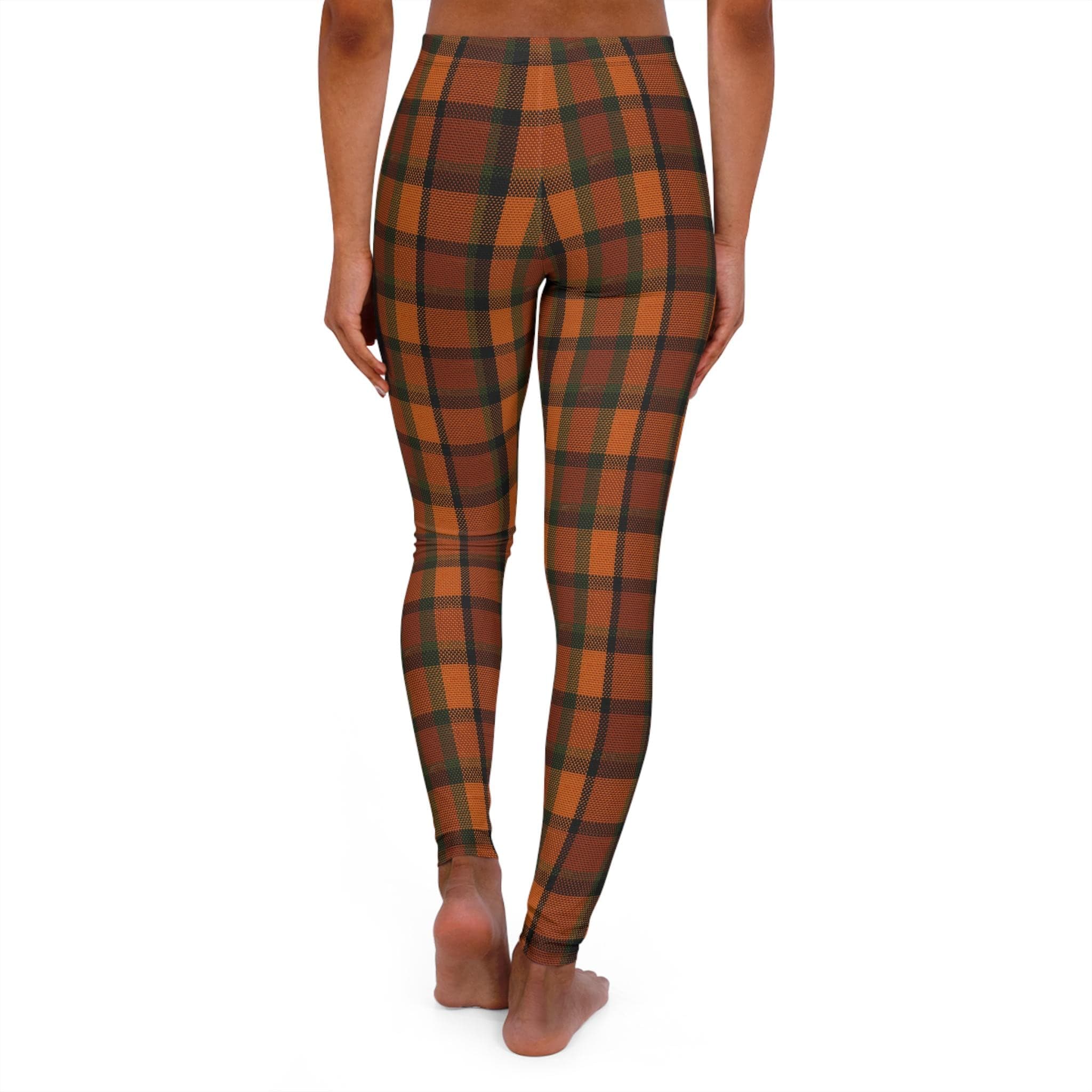 Retro Plaid Leggings, Vintage VW Camper Van Inspired